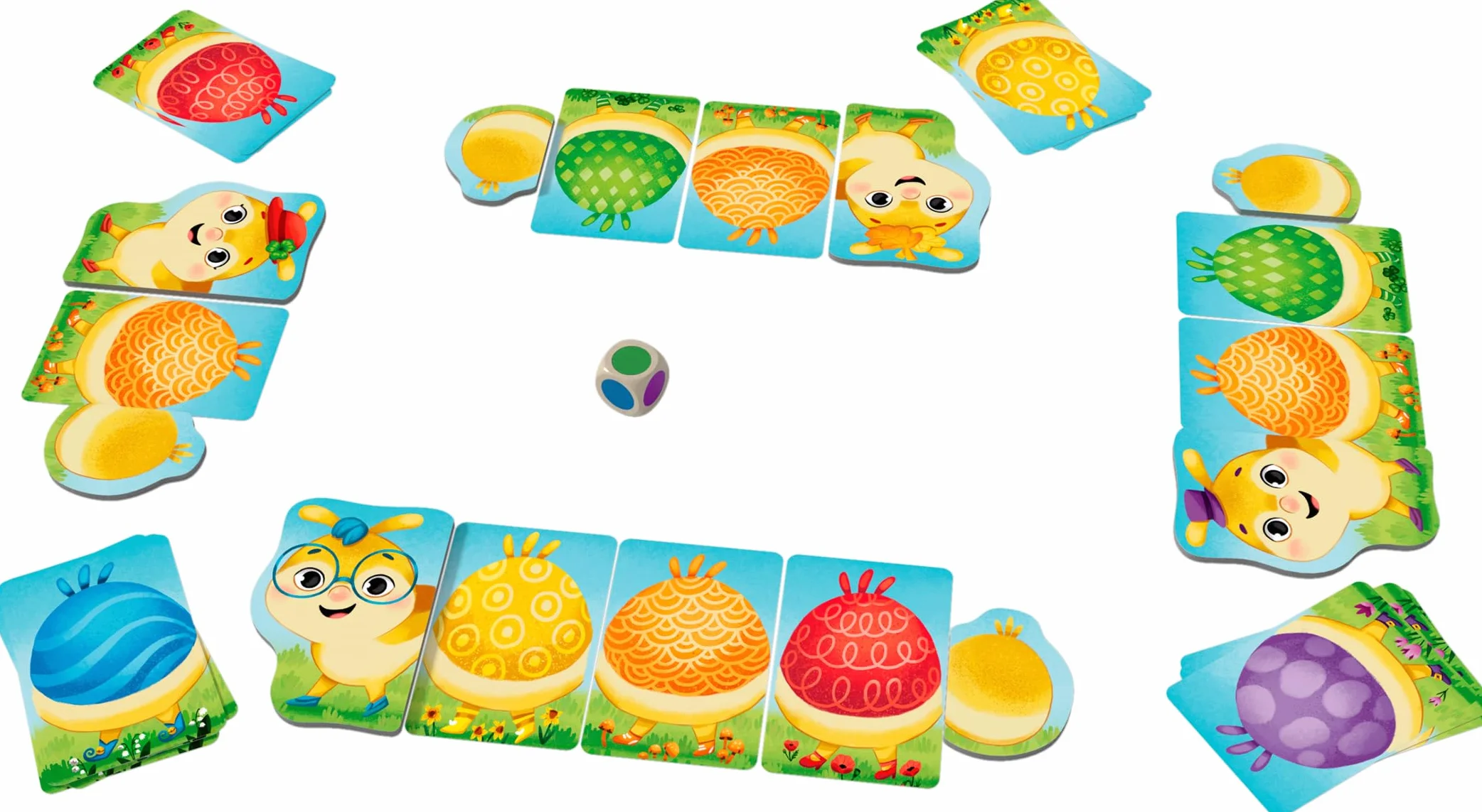 HABA 1306985001 Juego de Oruga Arco Iris, Multicolor
