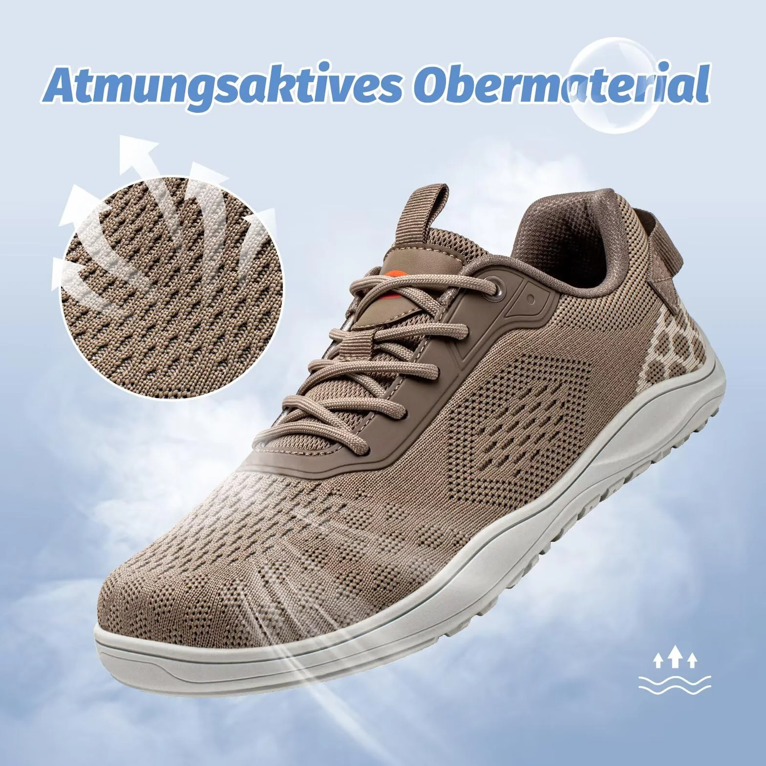 HOBIBEAR Scarpe Minimaliste Unisex con Punta Larga da Trail Running
