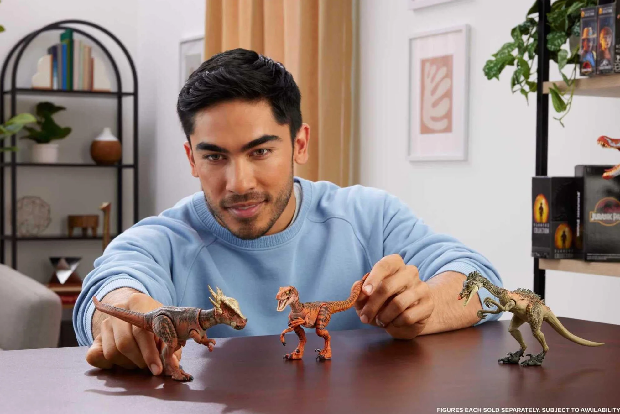Mattel Jurassic World Hammond Collection Troodon Dinosaurio Juguete 14 Articulaciones JDJ11