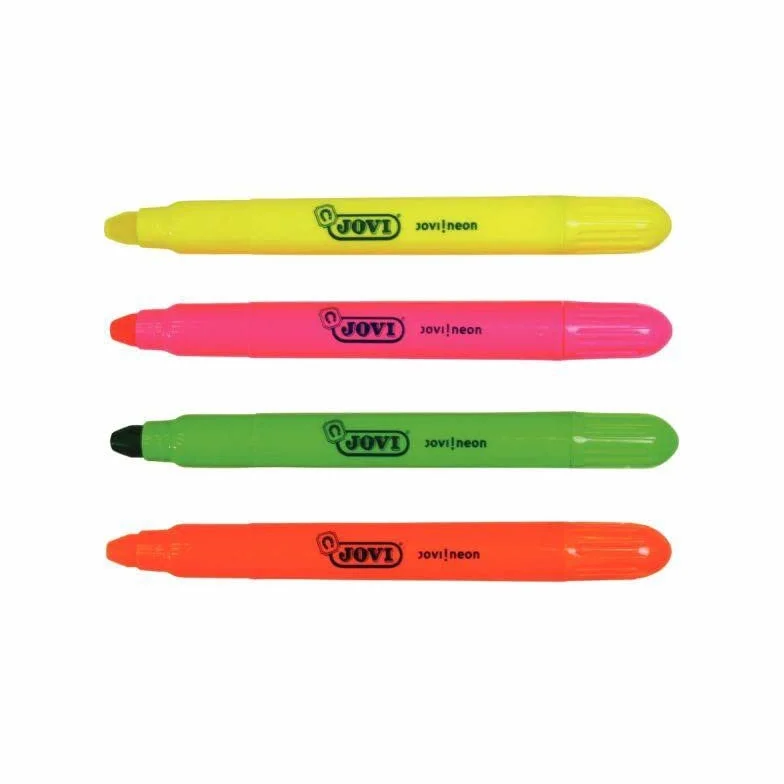 Jovi 144654 Marcadores Fluorescentes, Neon 1817/ Amarillo