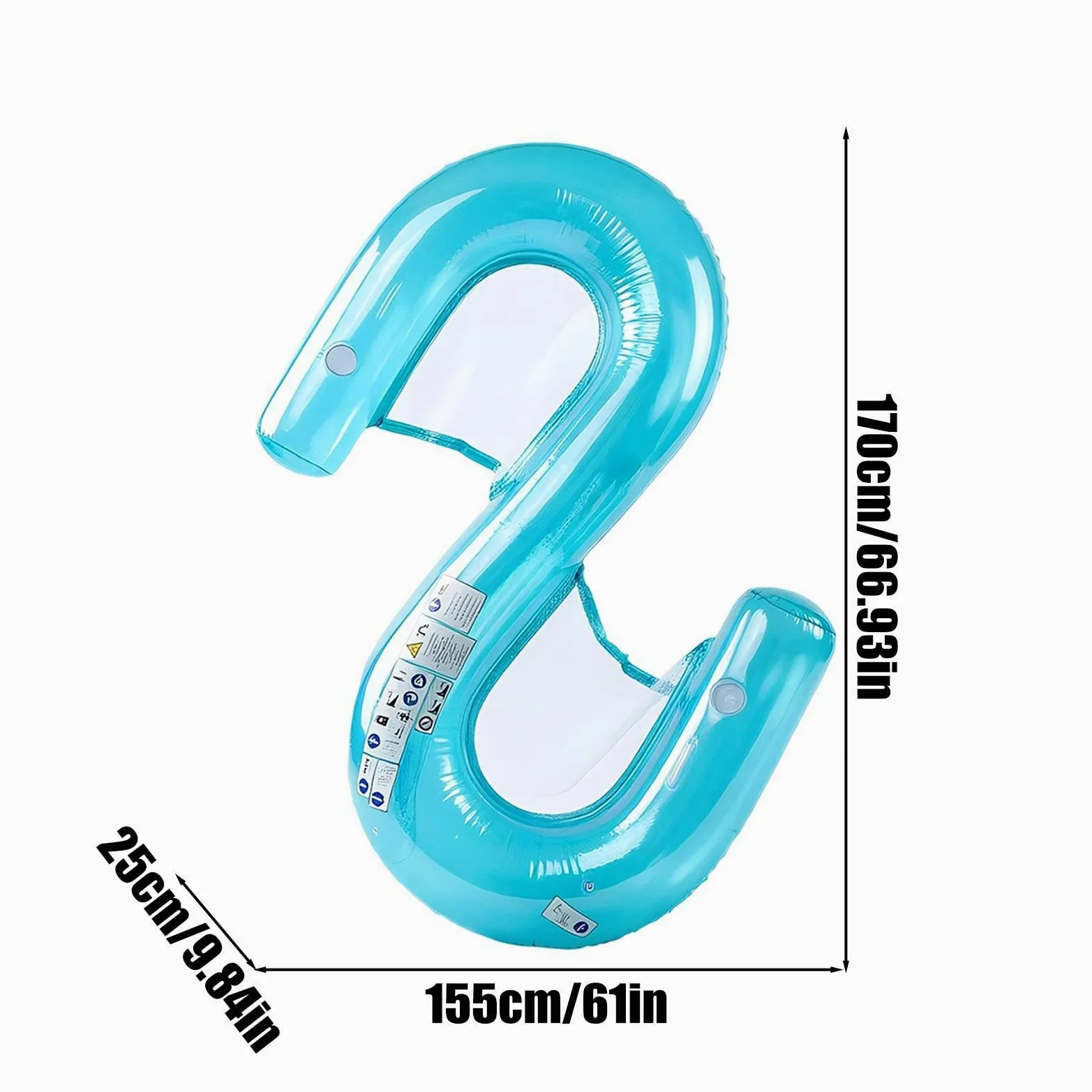 Inflable para dos personas Hamaca flotante plegable en balsa inflable | Boya de Baño Inflable para Relajación Acuática para Camping Picnic Playa Lago Bronceado