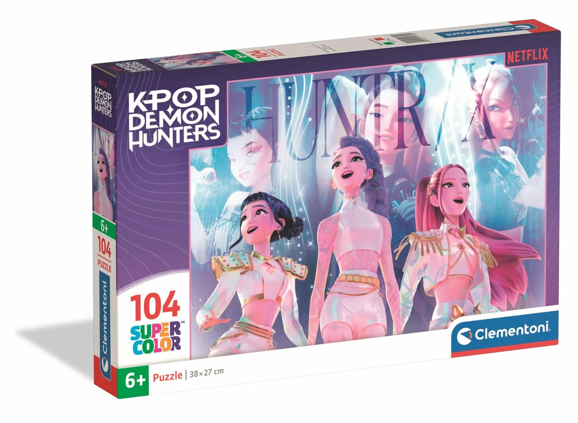 Clementoni KPOP Demon Hunters Puzzle 104 Piezas Infantil Rompecabezas +6 Años