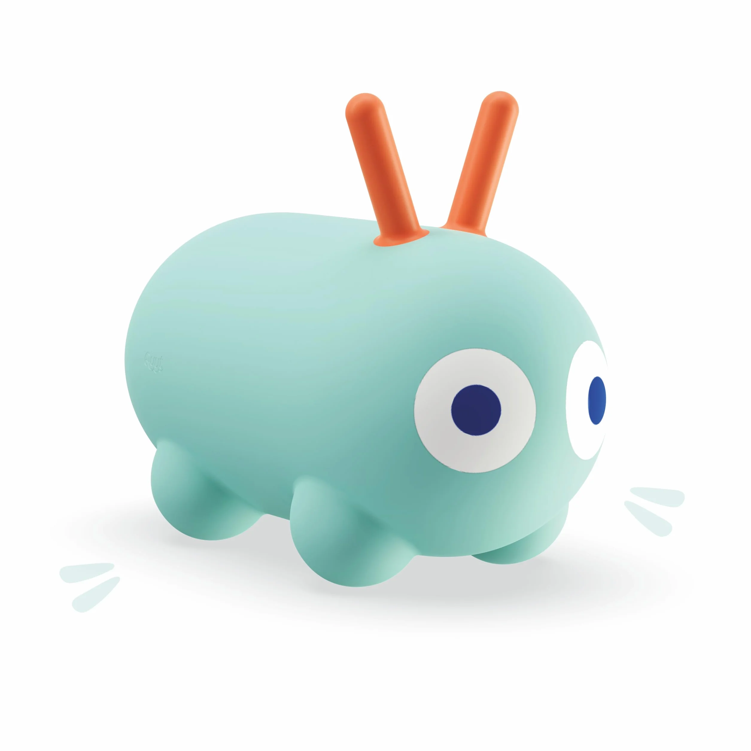 QUUT – Skippi Animal Sauteur – Juguete inflable – interior y exterior – Bomba incluida – 35 x 46 cm – Regalo – Diseño – a partir de 12 meses (verde menta)