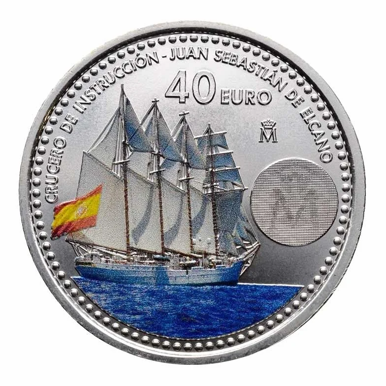 España 2025 Princesa Leonor Moneda 40 Euro Plata
