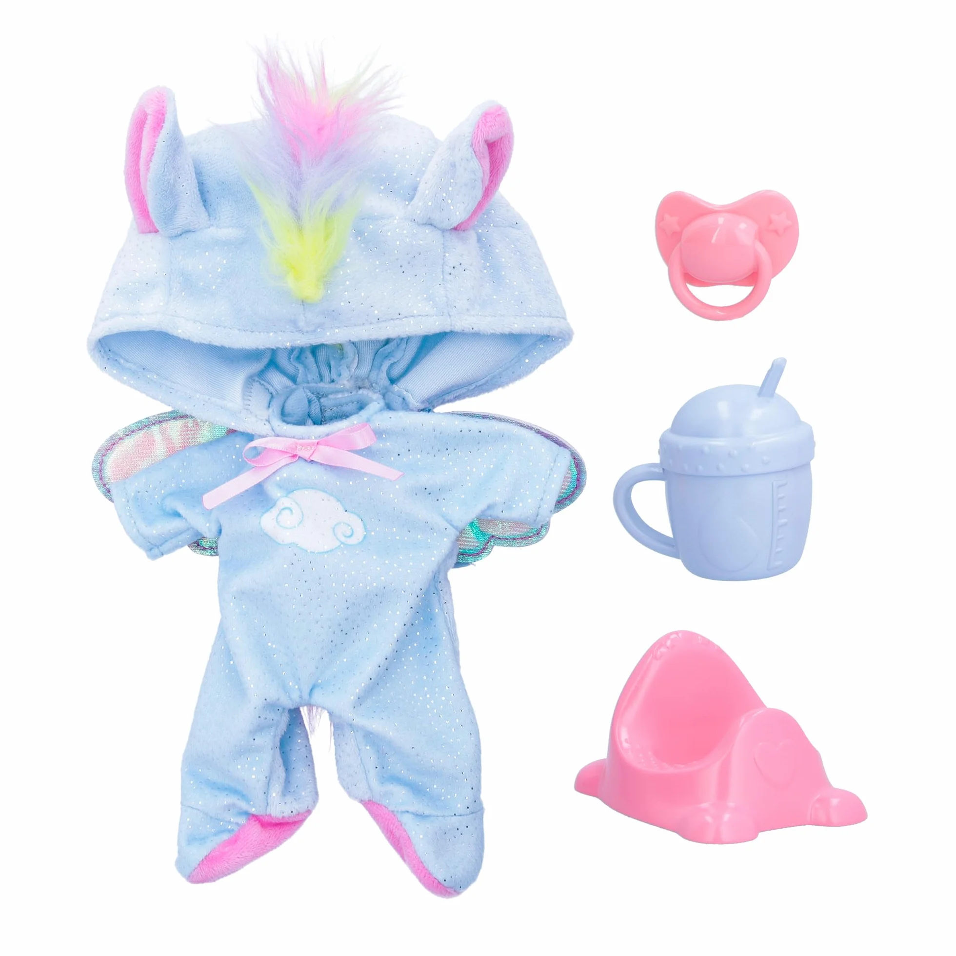 BEBÉS LLORONES Loving Care Fantasy Jenna | Muñeca bebé Que Llora lágrimas de Verdad con Pijama y 3 Accesorios - Juguete y Regalo para Niños y Niñas de 3 Años o Más