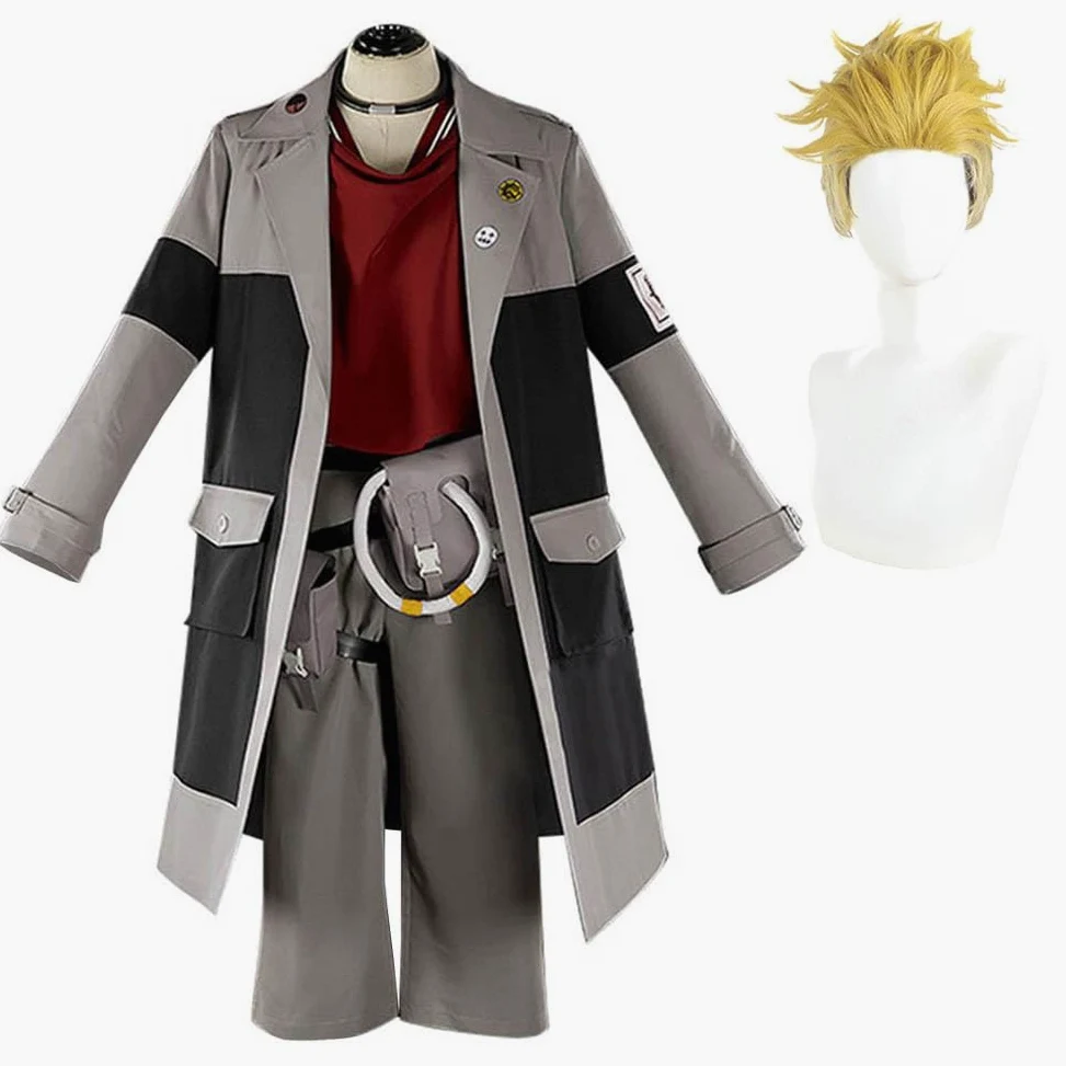 Enjin-san - Conjunto completo de disfraz de anime para cosplay | Enjin-san - Chaqueta de disfraz para Halloween, carnaval, juego de rol, regalo para fanáticos