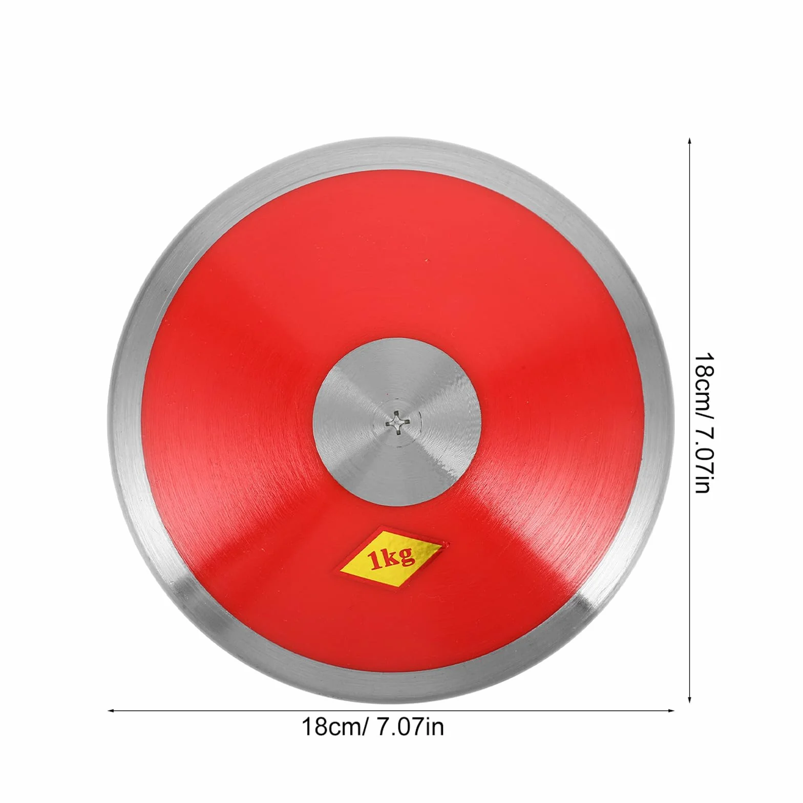 Disco de competición 1 kg para Atletismo Lanzamiento Entrenamiento Deportivo
