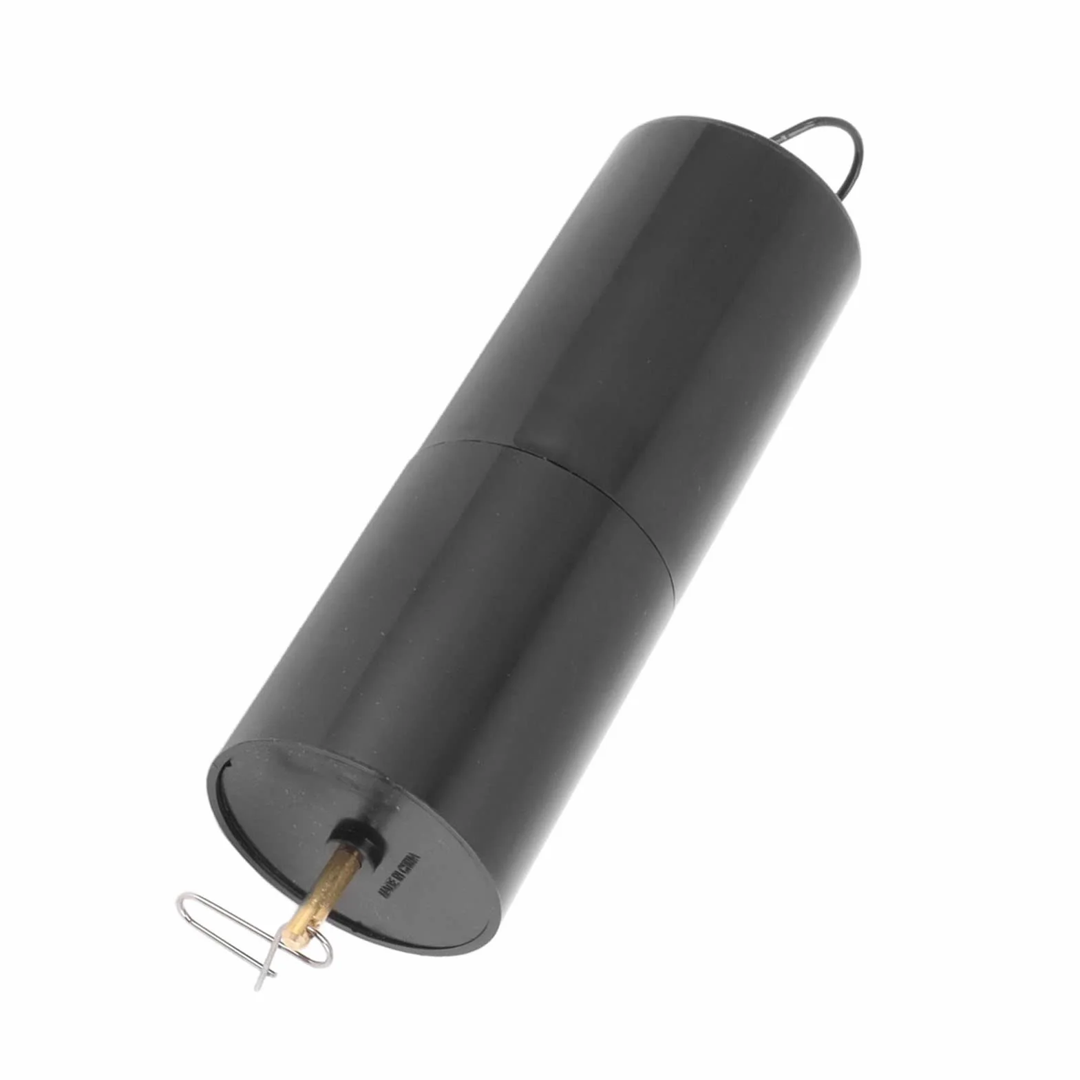 Motor Giratorio de Viento con Pilas, Motor Giratorio Colgante para Campanas de Viento, decoración de jardín, Capacidad de Carga de 3 kg, diseño fácil de Colgar (Negro, 5 x