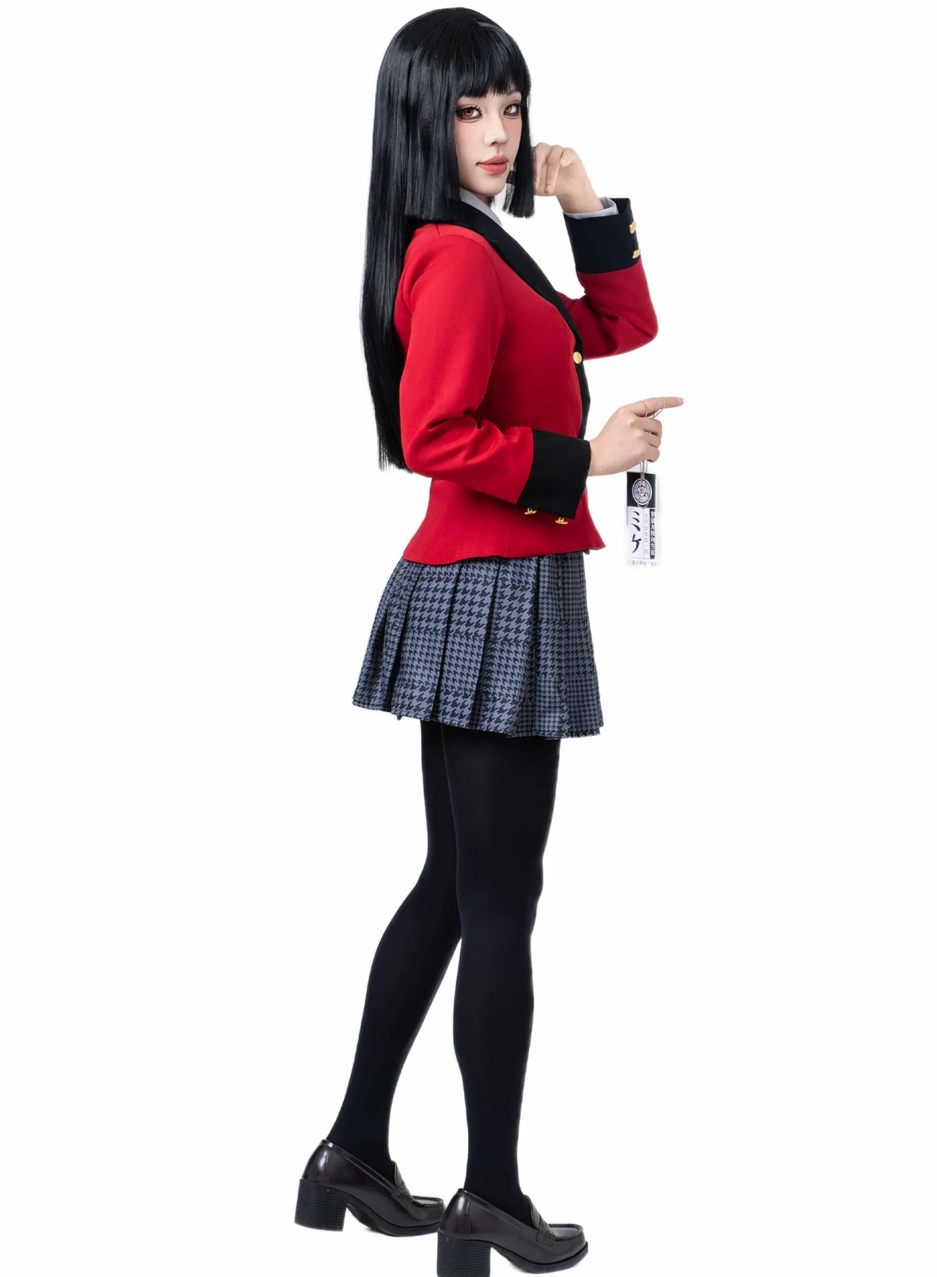 OSIAS Anime Kakegurui Jabami Yumeko Disfraz de Cosplay