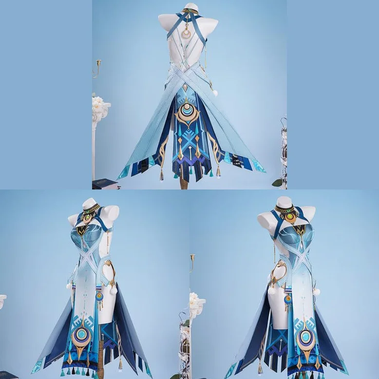 Traje de Lujo (Genshin Impact) Ropa de Cosplay Conjunto de Disfraz de Juego de Rol Traje de Cómics Uniforme de Halloween Ropa de Carnaval