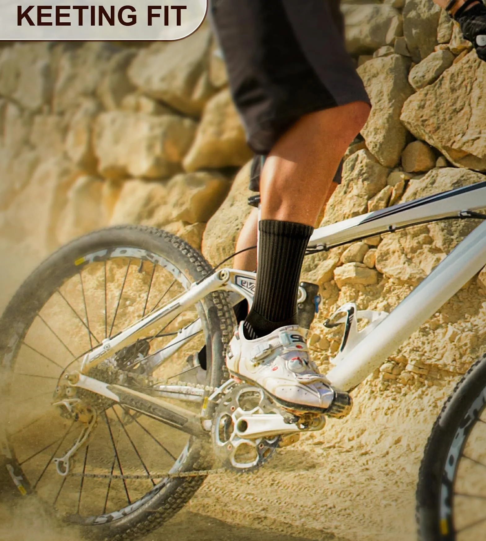 BULLIANT Calcetines Hombre 6 Pares Antiampollas Deporte Compresivos Senderismo Transpirable Suela Acolchada