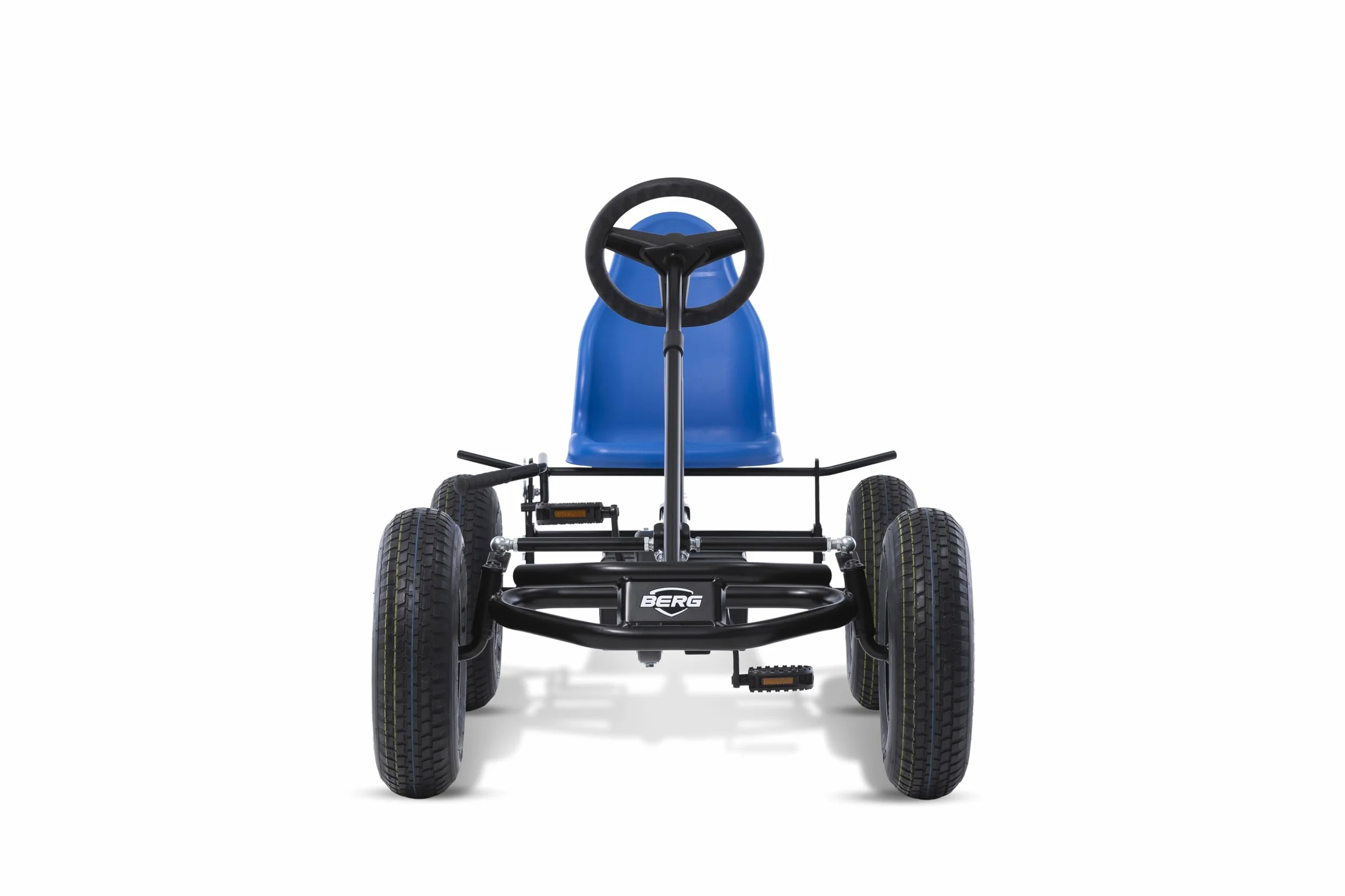 BERG Kart a Pedales XL B.Pure Blue BFR | Azul, a partir de 5 años, freno BFR (adelante, atrás, frenado), cuadro de acero resistente, asiento regulable