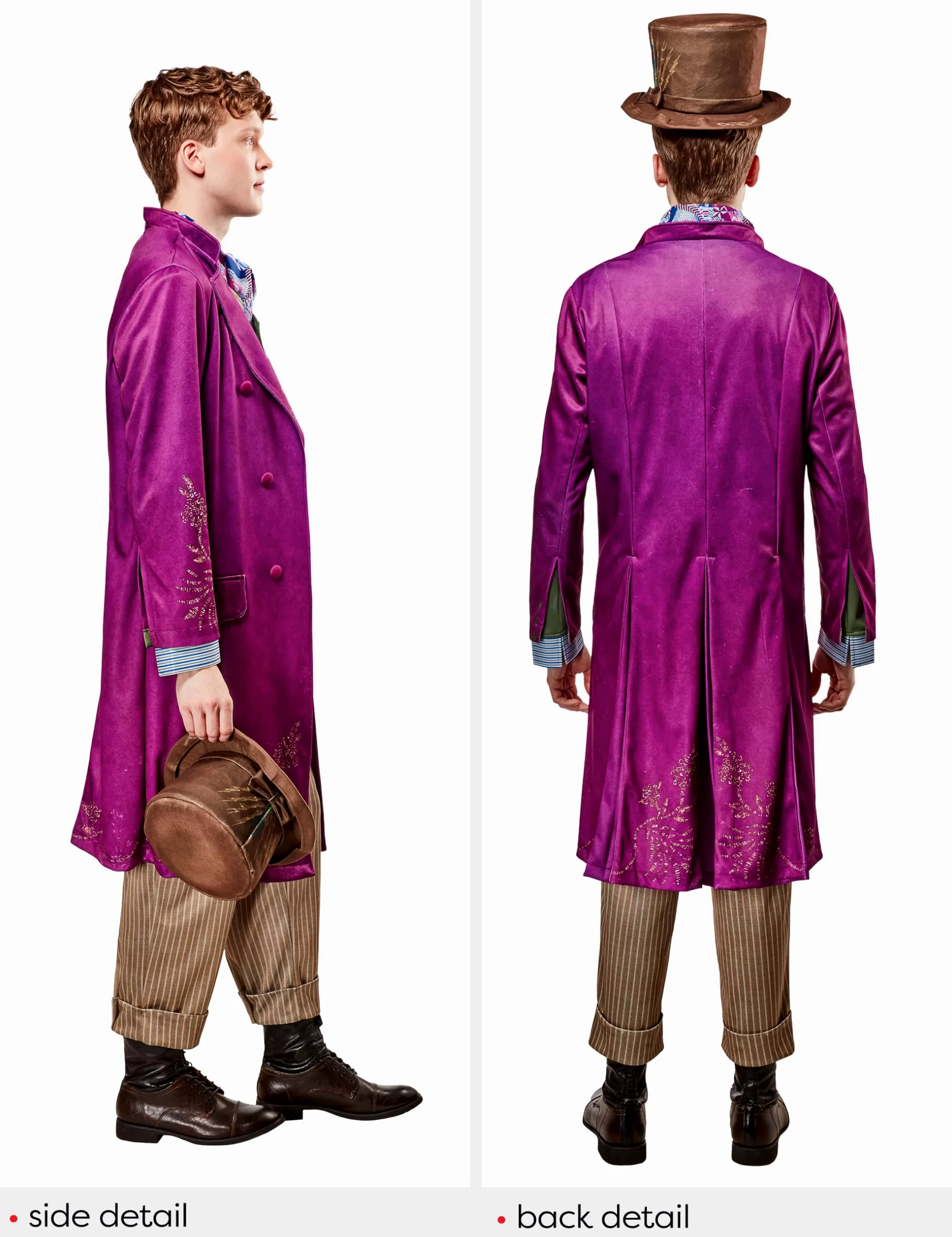 Rubies Movie Deluxe Willy Wonka Disfraz con Sombrero Adulto para Hombre