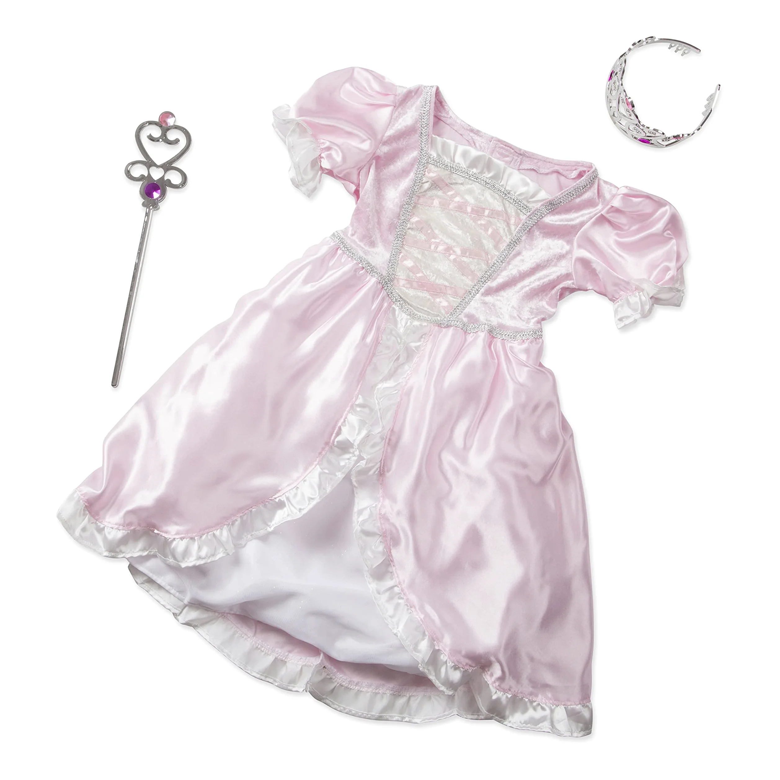 Melissa & Doug Juego de disfraz de princesa (embalaje abreviado)