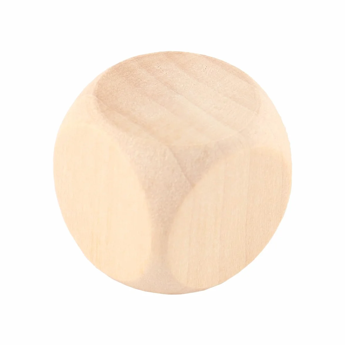 Sarini 10 Dados De Madera De 20 Mm, Redondos, Lisos, De Seis Caras, Sin Pintar, Para Enseñanza DIY, Recursos Creados, Enseñanza De Juegos.