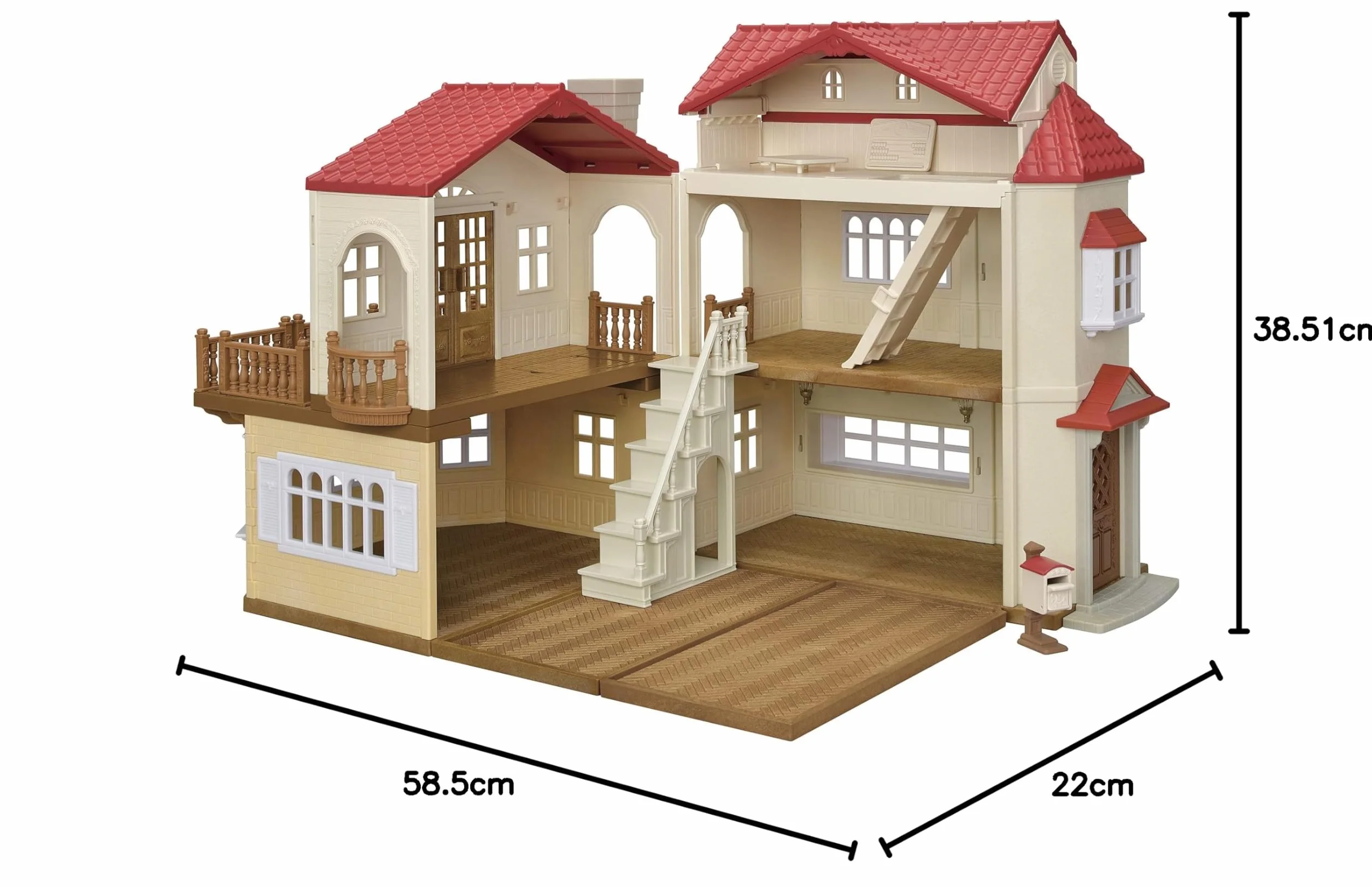 Sylvanian Families 5716 Casa con Luces - el ático secreto- Casa de Muñecas