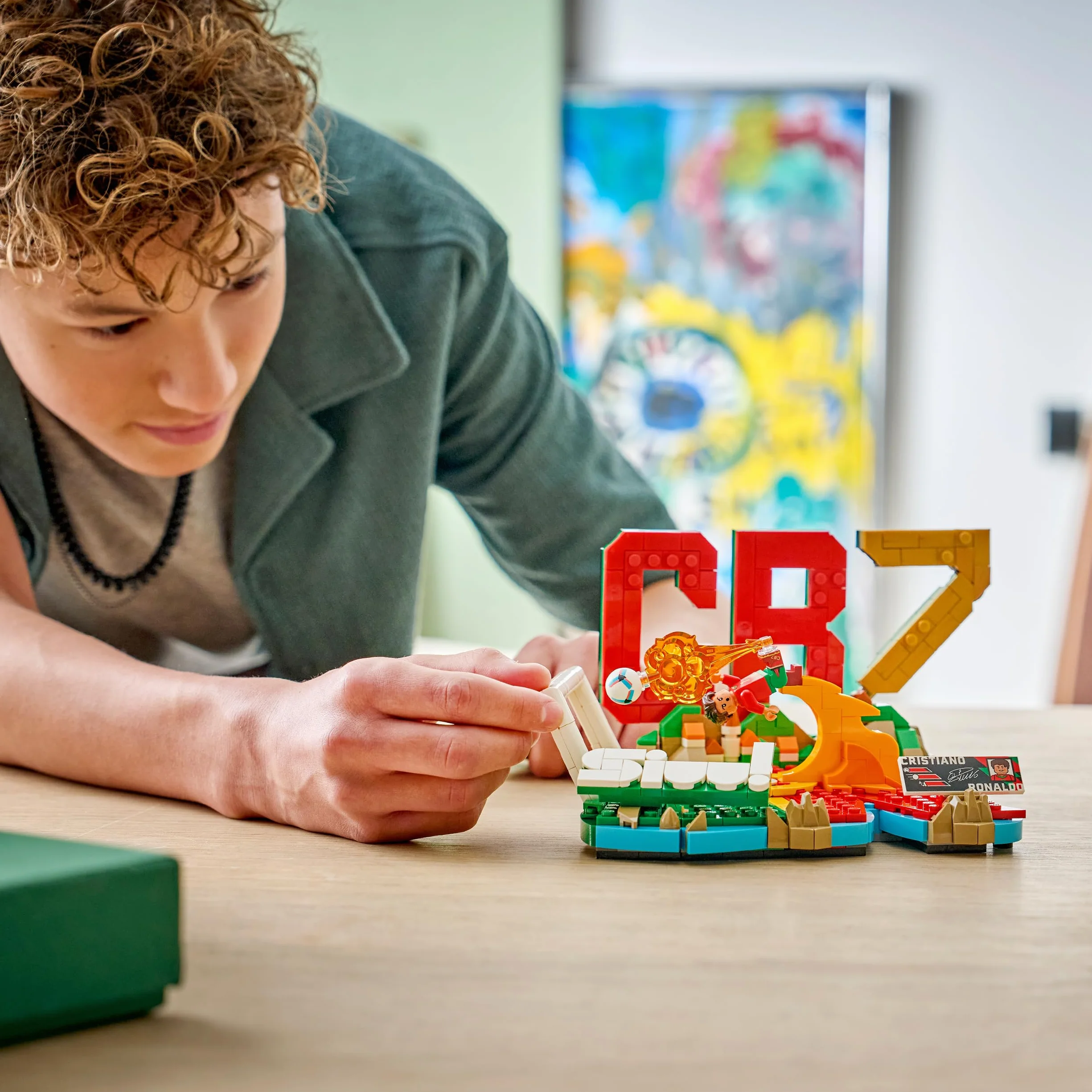 LEGO Editions Cristiano Ronaldo Fenómenos del Fútbol Juguete de Construcción Minifigura de Futbolista 43012 Regalo para Niños 10+ Años
