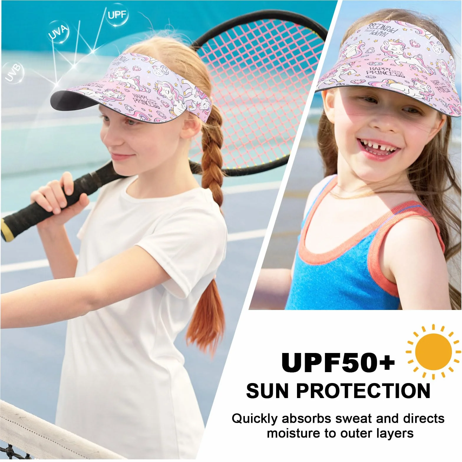 Sombrero con Visera Anti-UV para niños de ala Ancha Golf Deportes Verano