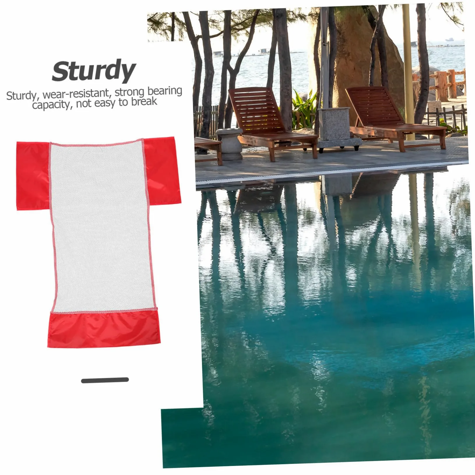 TOYANDONA 6 Piezas Bolsa De Malla para Silla De Piscina Silla De Red Fideos Nadadores Red Flotante De Natación Flotadores De Bebe Fideos Tirados a Mano Bebé De Polivinilo Adulto