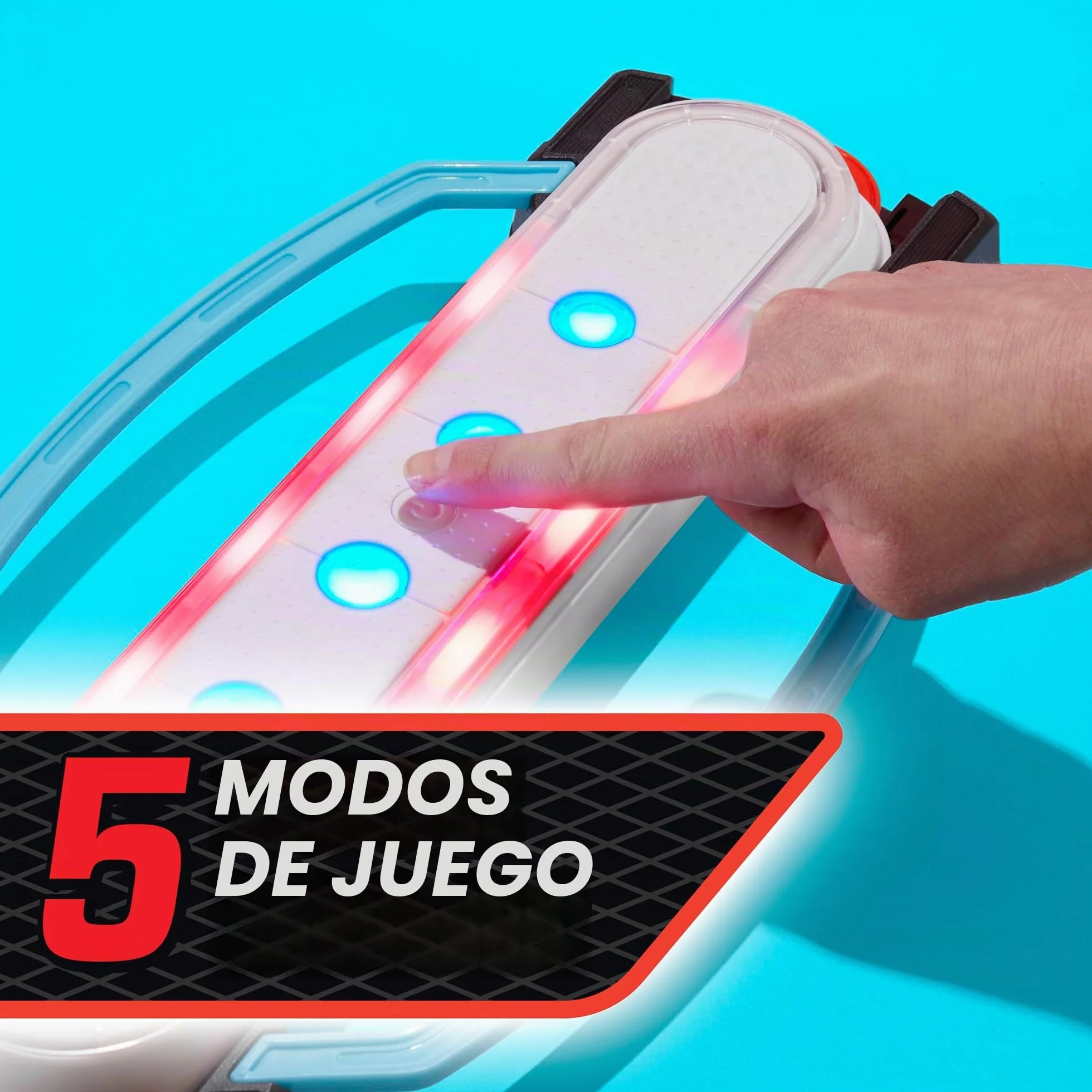 Hasbro Gaming Hypershot - Juego electrónico de Hockey de Mesa | 5 Juegos en 1 | Música, Luces y Sonidos | A Partir de 8 años | para 1 a 2 Jugadores | Juegos de Mesa para niños