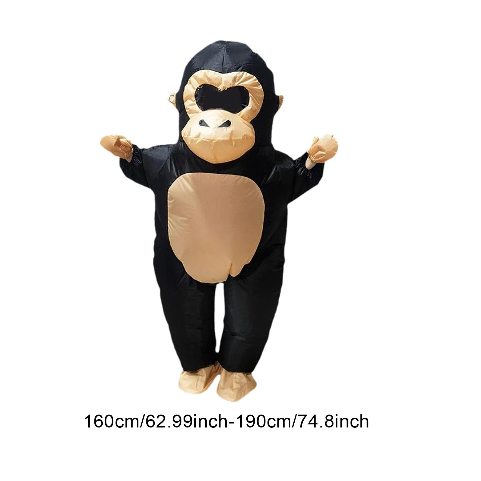 Disfraz Inflable Traje de Animal Entero para Cosplays Y Carnaval Diseño Adorable con Estructura Segura Y Resistente Material Ligero de Fácil T, Altura 160 a 190 Cm