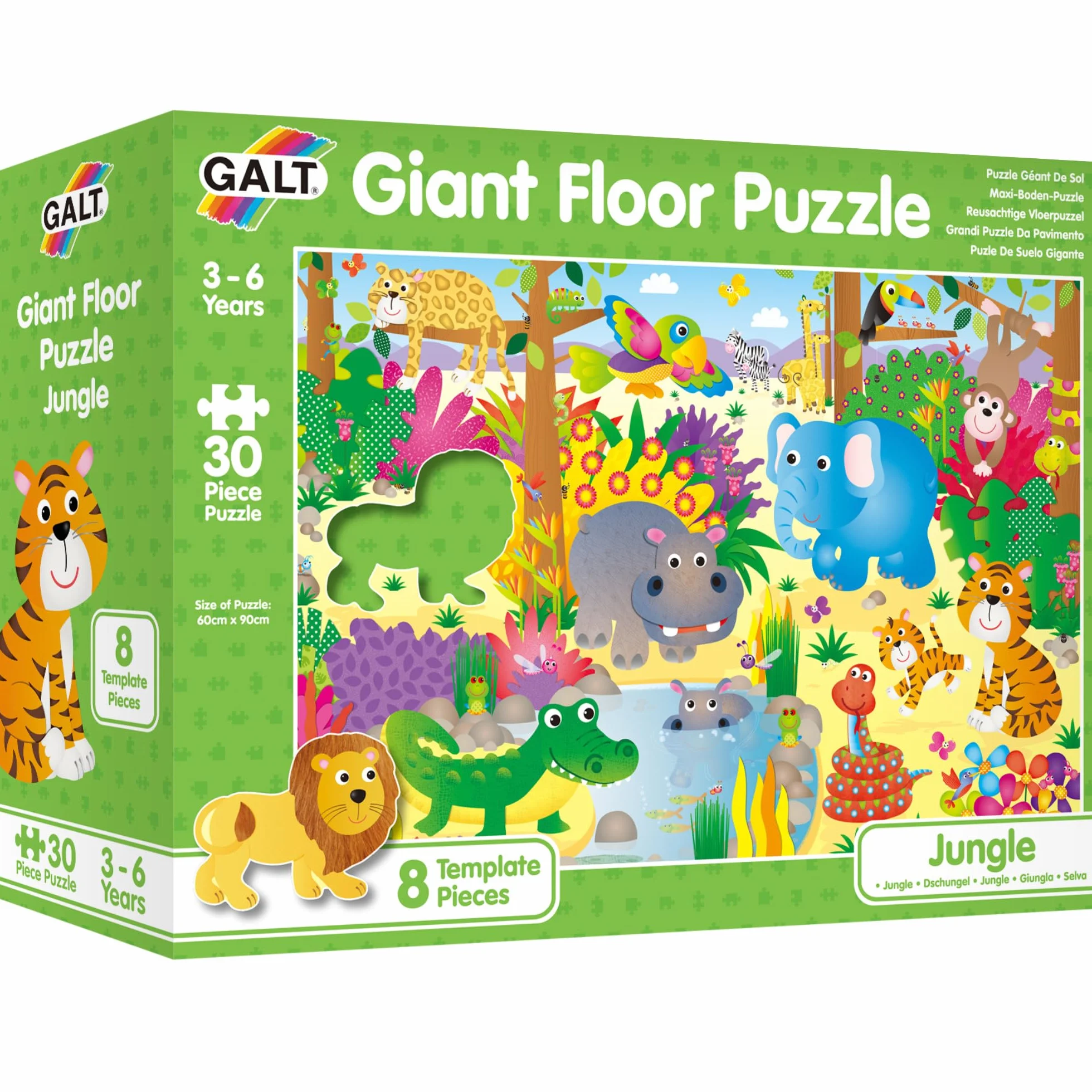 Galt Toys Puzle de Suelo Gigante - Selva