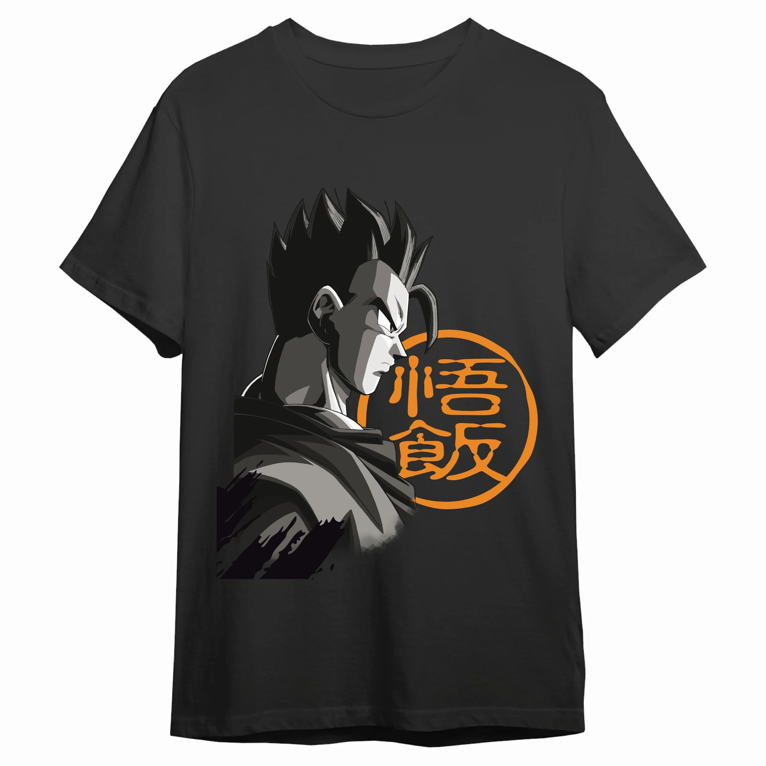 Dragon Ball Z Camiseta Hombre Gohan Oficial Licenciado Negro