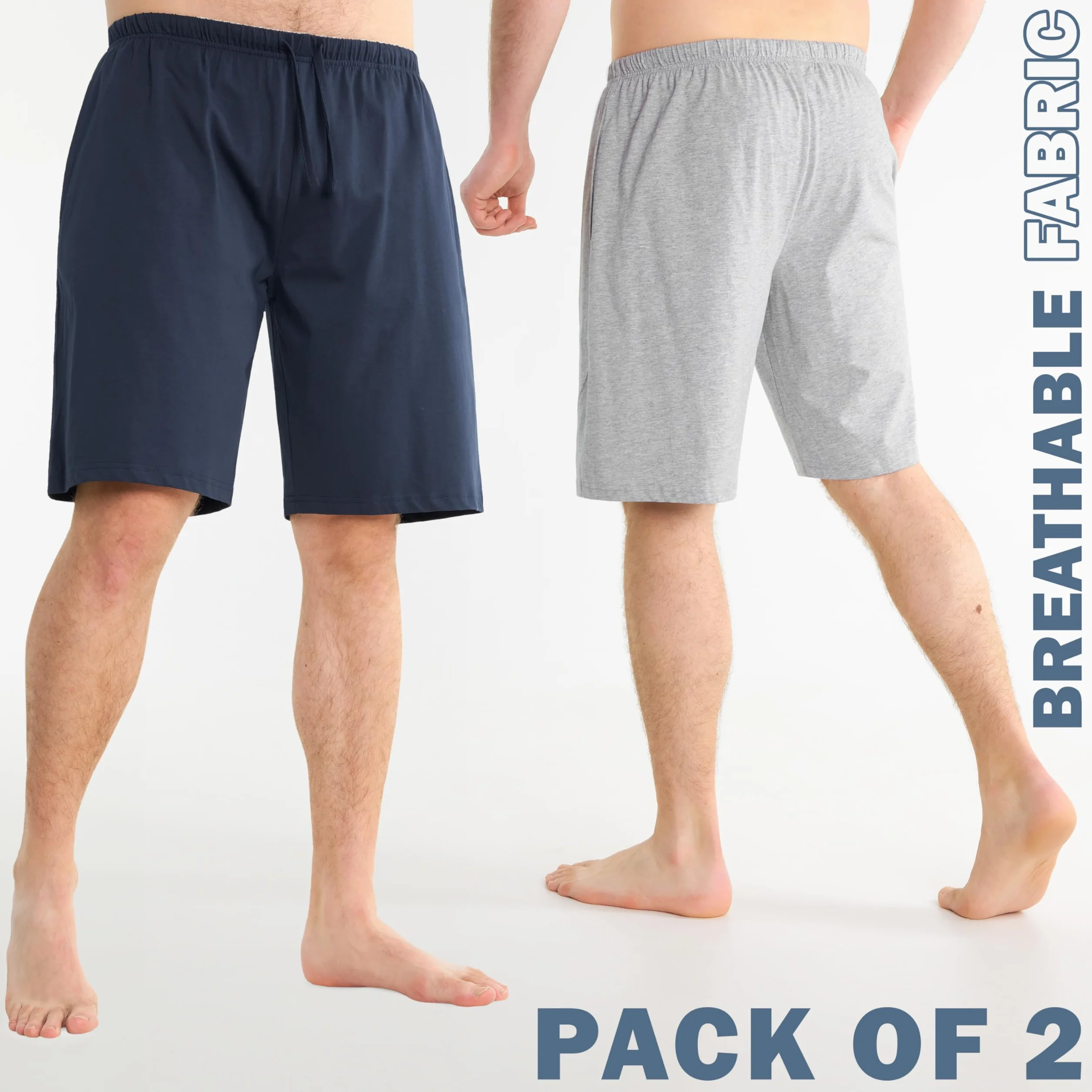 CityComfort Pantalones Cortos Pijama Hombres Pack 2 Piezas