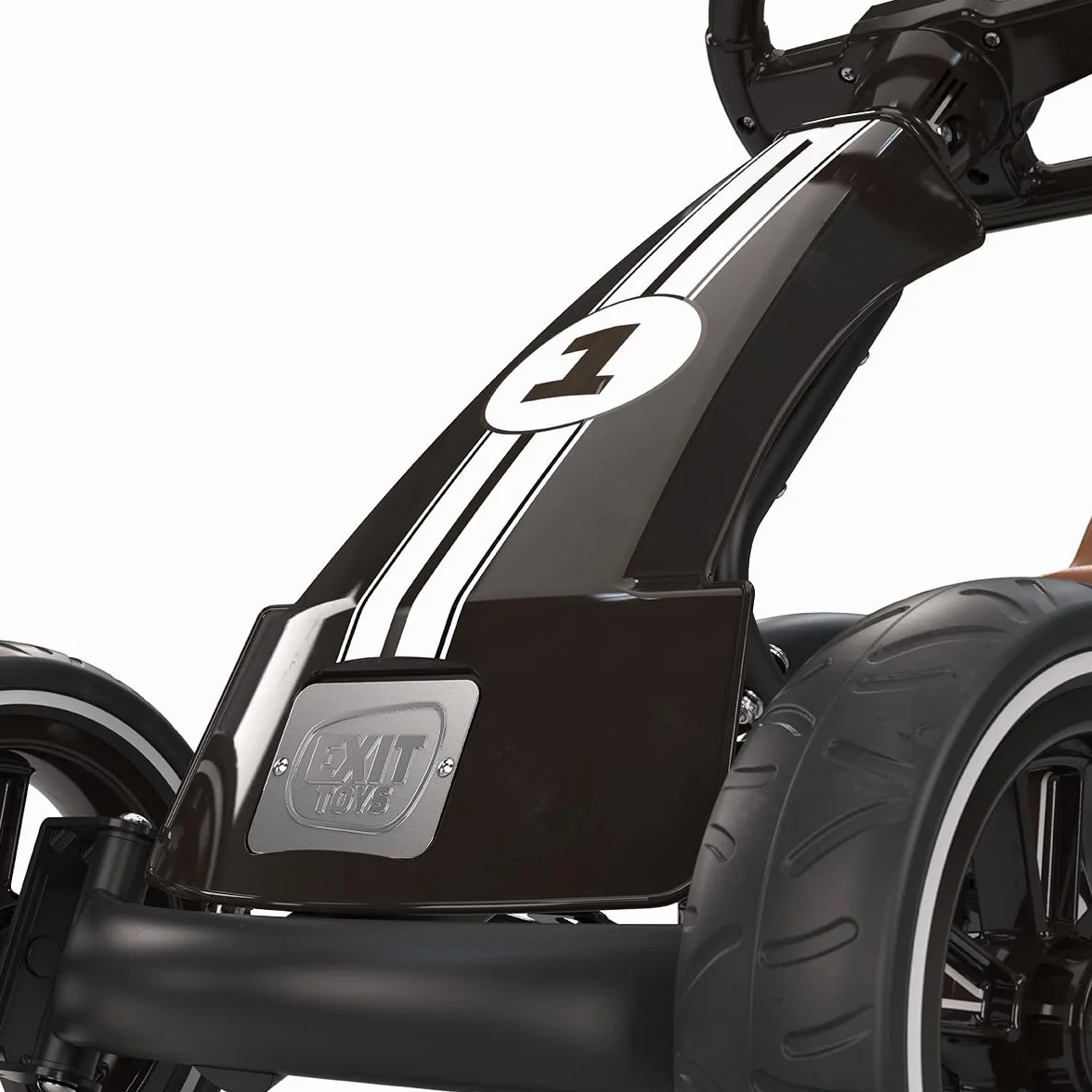 EXIT Foxy Pedal Go-Kart - Espresso Black