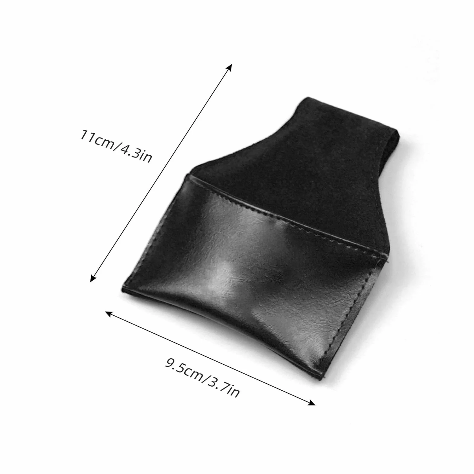 Bolsa de Tiza con Clip de Cuero PU para Billar - Accesorios de Billar Porta Tiza