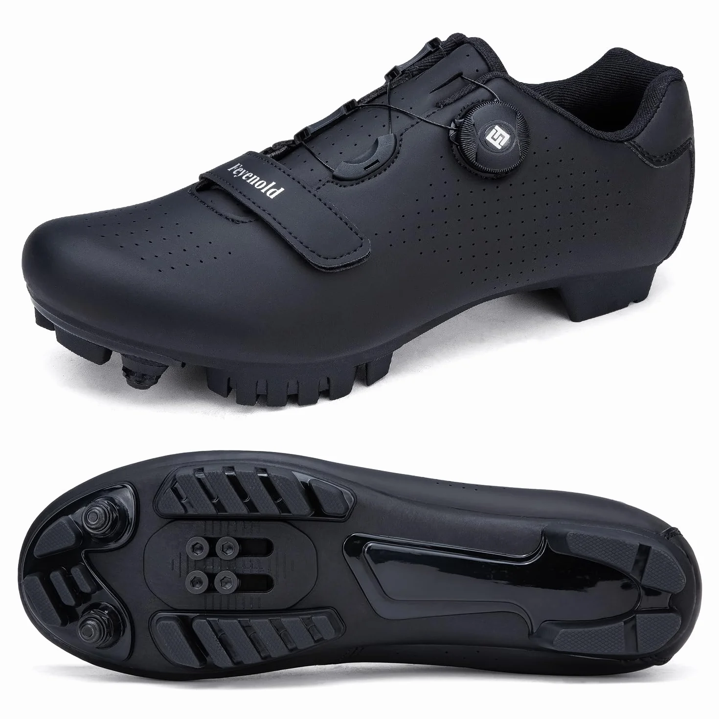 Feyenold Zapatillas MTB Hombre Mujer Compatibles Calas SPD Ciclismo Mountain Bike