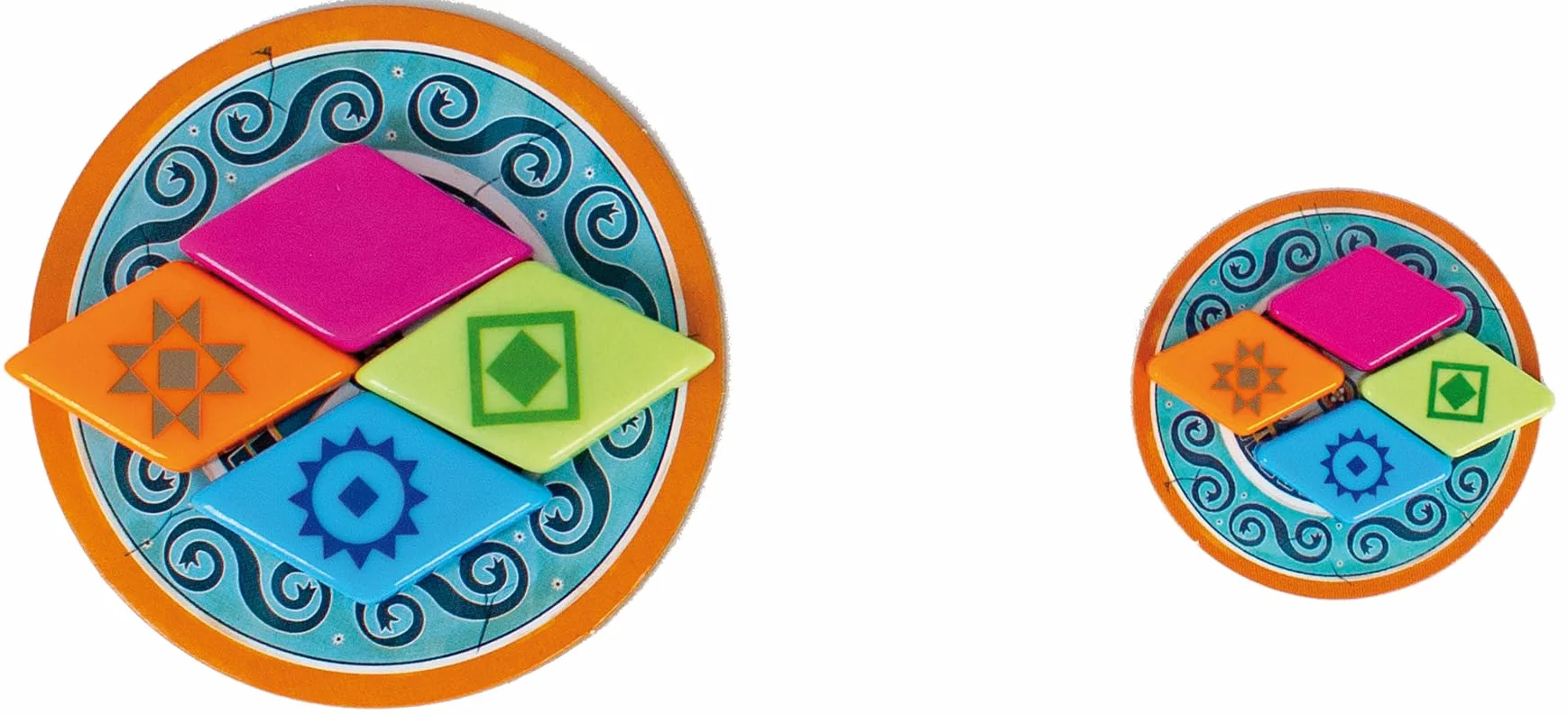 NEXT MOVE Asmodee Azul: PAVILLON D'Ete Mini - Juegos de Mesa - Juego de Viaje - Familia y Niños a Partir de 8 años - de 2 a 4 Jugadores - Versión Francesa