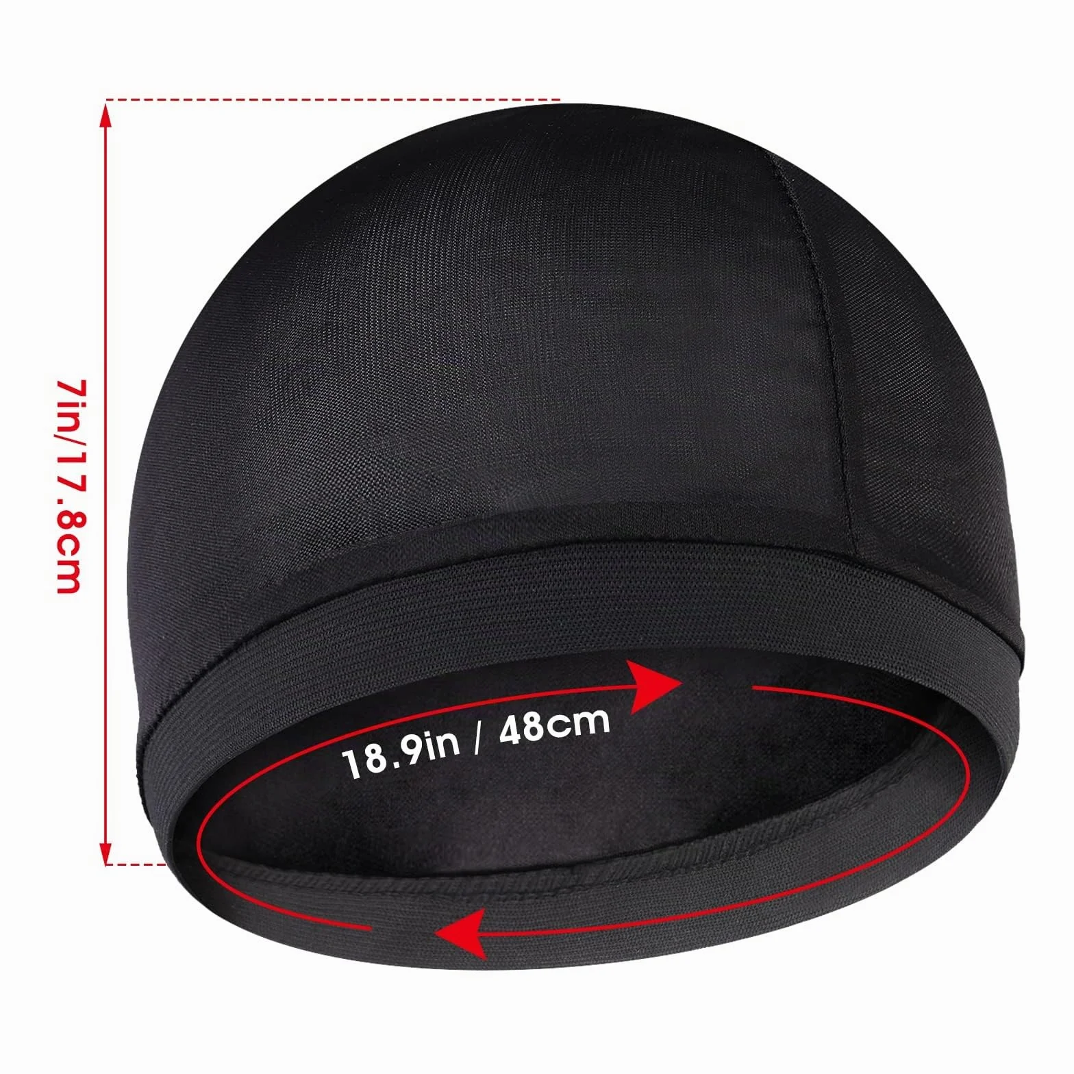 Sibba Gorras de ondas sedosas para hombre banda elástica durags 360 540 720 suaves transpirables
