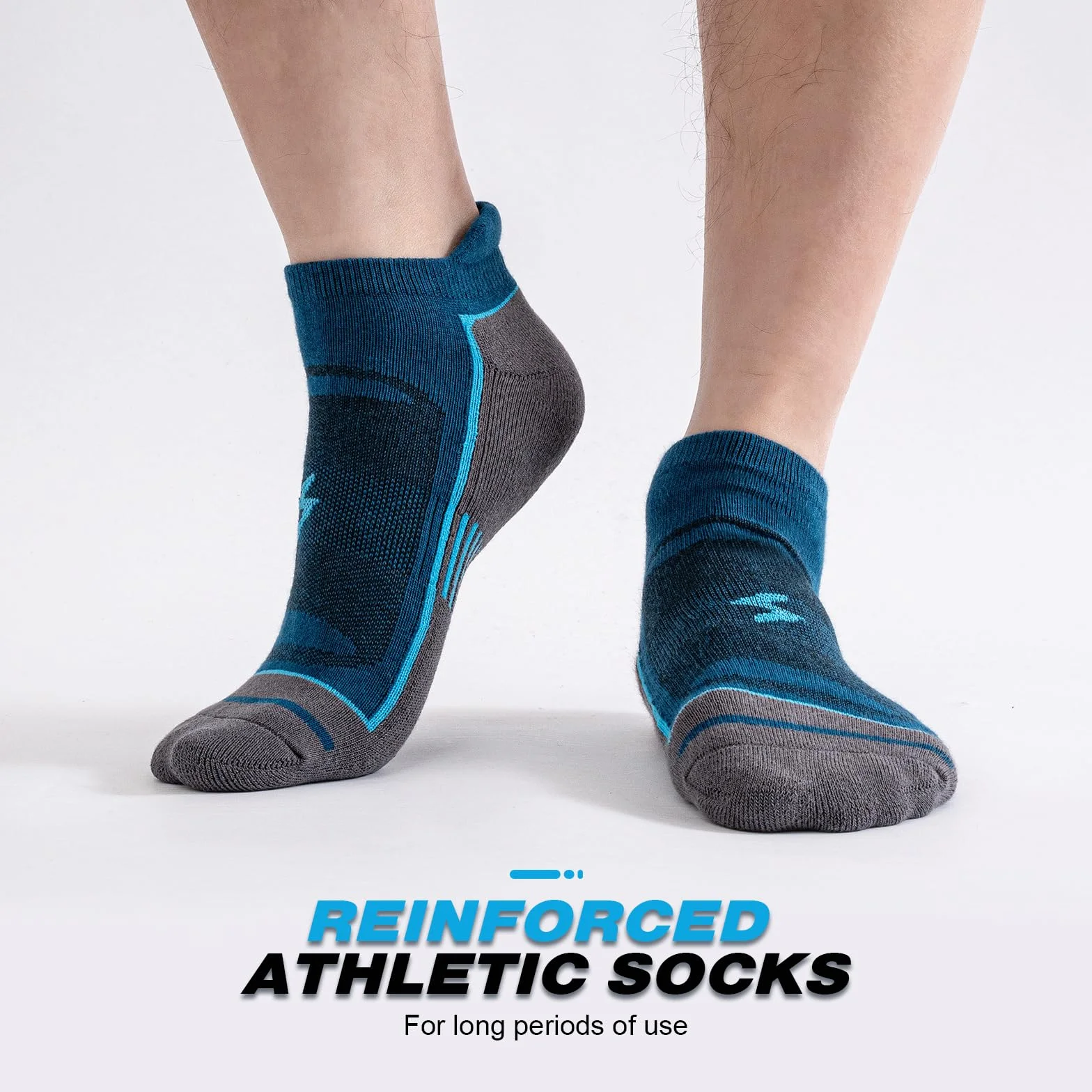 Calcetines Tobilleros Hombre Mujer Anti-ampollas Transpirables Running 6 Pares 43-46 37-42 47-50