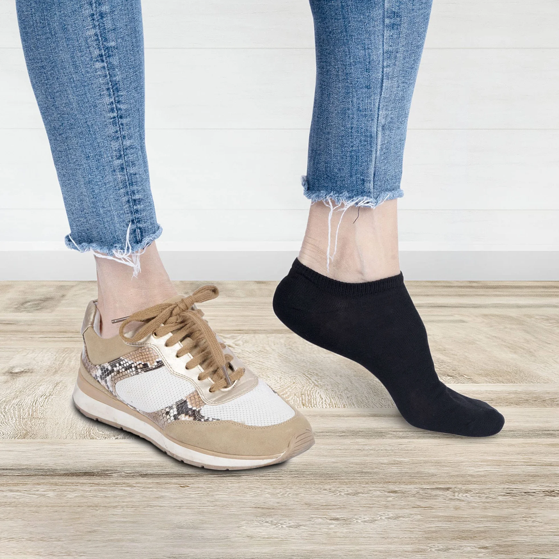 Calcetines Cortos Unisex Algodón 200 Hiladas Tobilleros Hombre Mujer