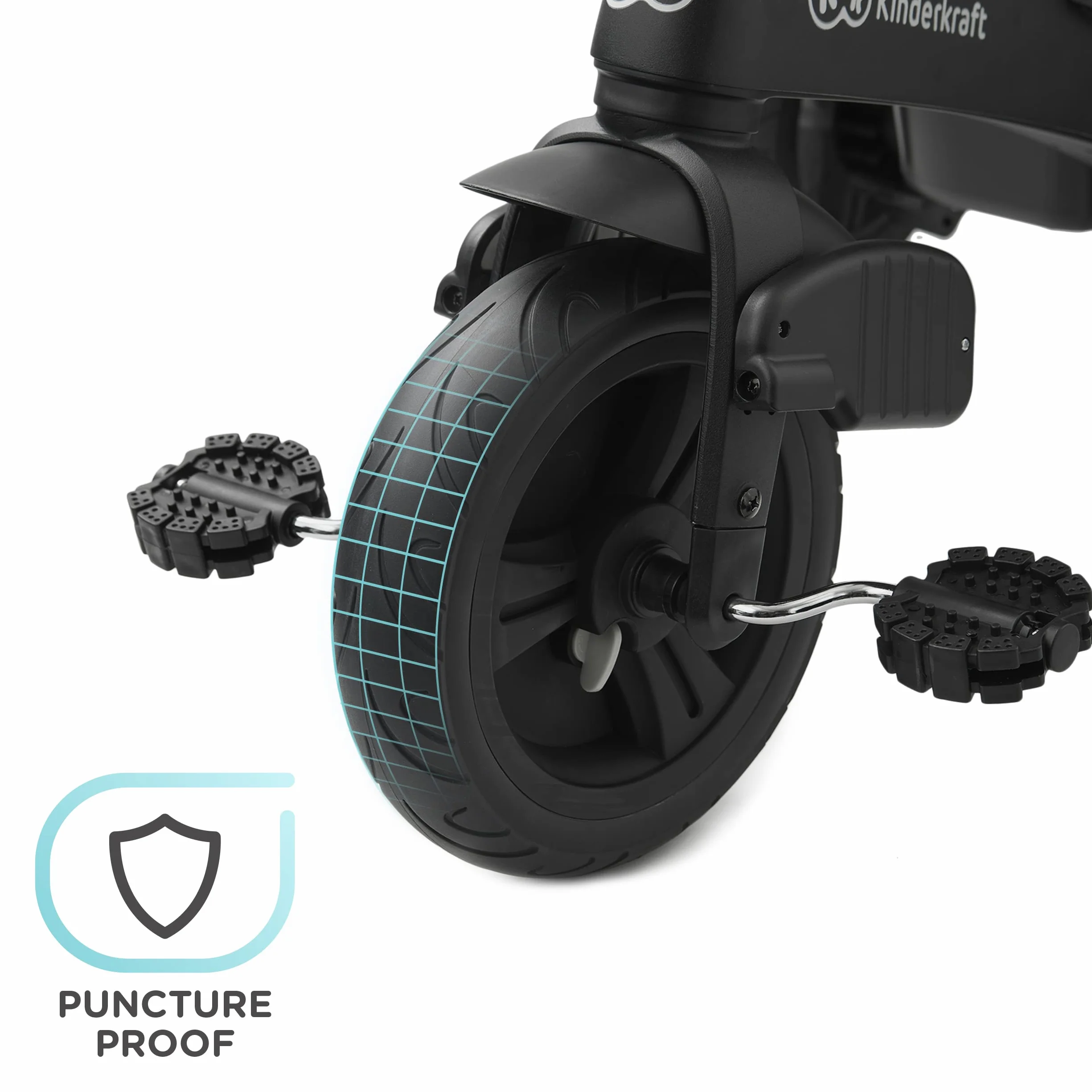 Kinderkraft Triciclo Evolutivo TWIPPER, Asiento Giratorio 360 Grados, 9 Meses a 5 Años, Rosa