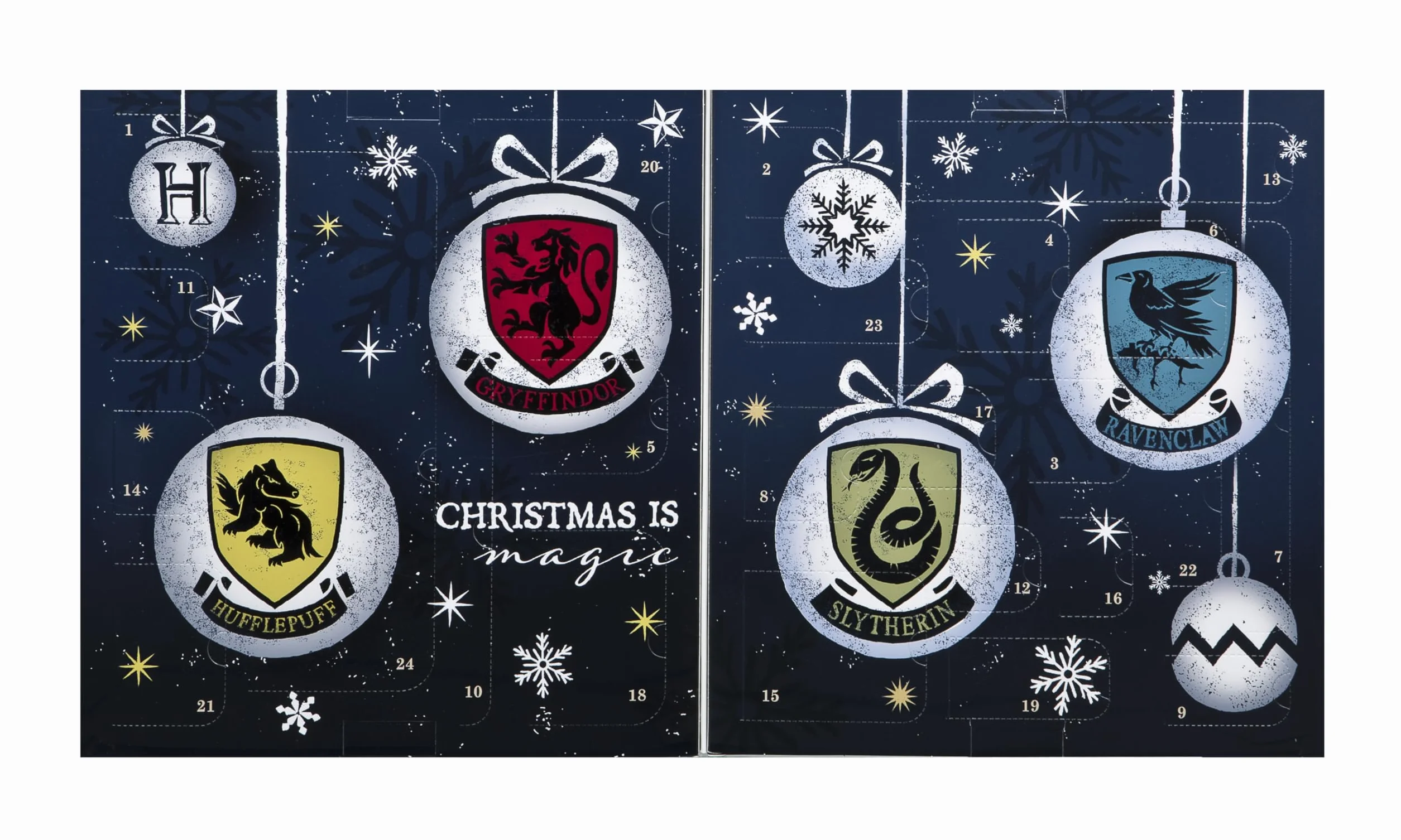 Undercover - Calendario de Adviento Harry Potter - Caja plegable con lazo - 24 sorpresas creativas - Materiales de manualidades y papelería - Artículos de regalo