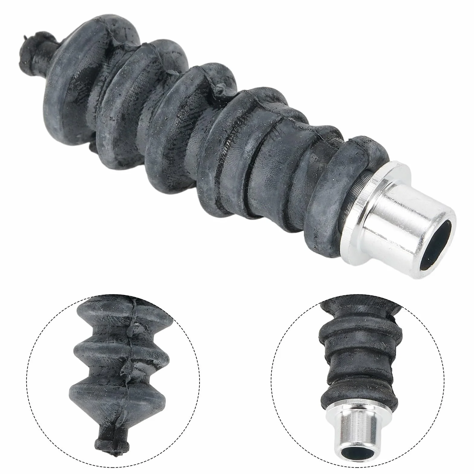 Rendimiento mejorado con 2 fuelles de goma impermeables para el timón de tu barco RC