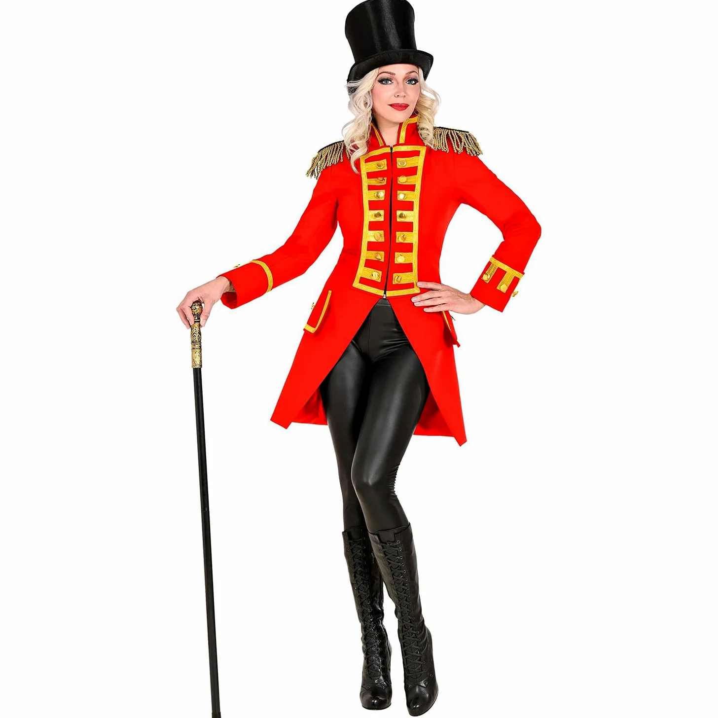 W WIDMANN MILANO Party Fashion - Traje de gala para mujer | Traje de gala para pirata, directora de circo, corista, estrella del rock, uniforme de la guardia y disfraces de carnaval