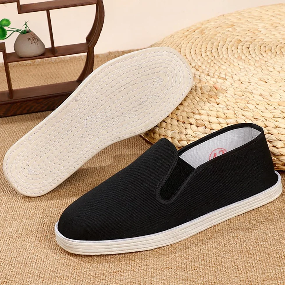 Zapatos de Tai Chi Kung Fu Calzado de Artes Marciales Tradicionales Antideslizantes de Tela