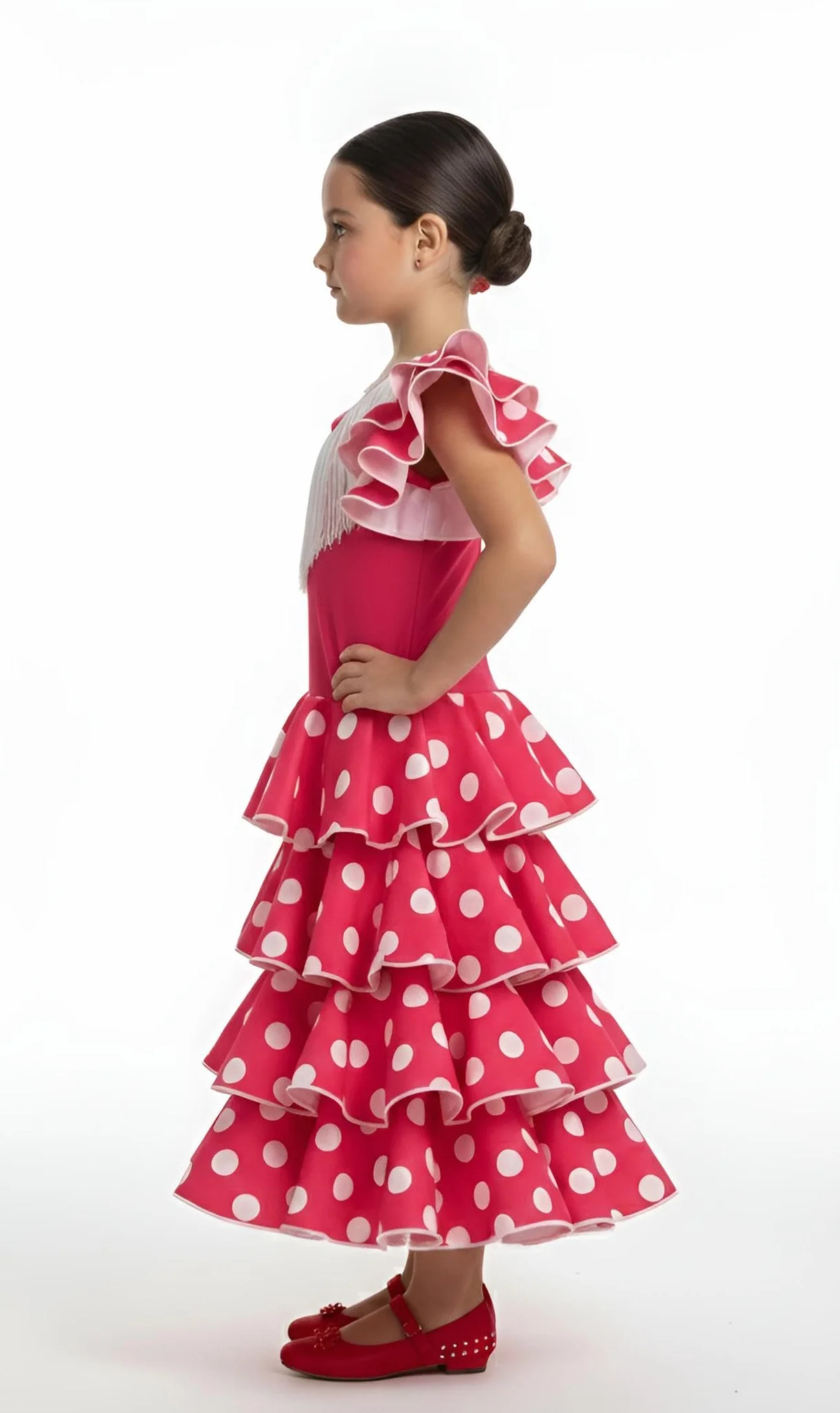 Vestido de niña para danza flamenco sevillanas