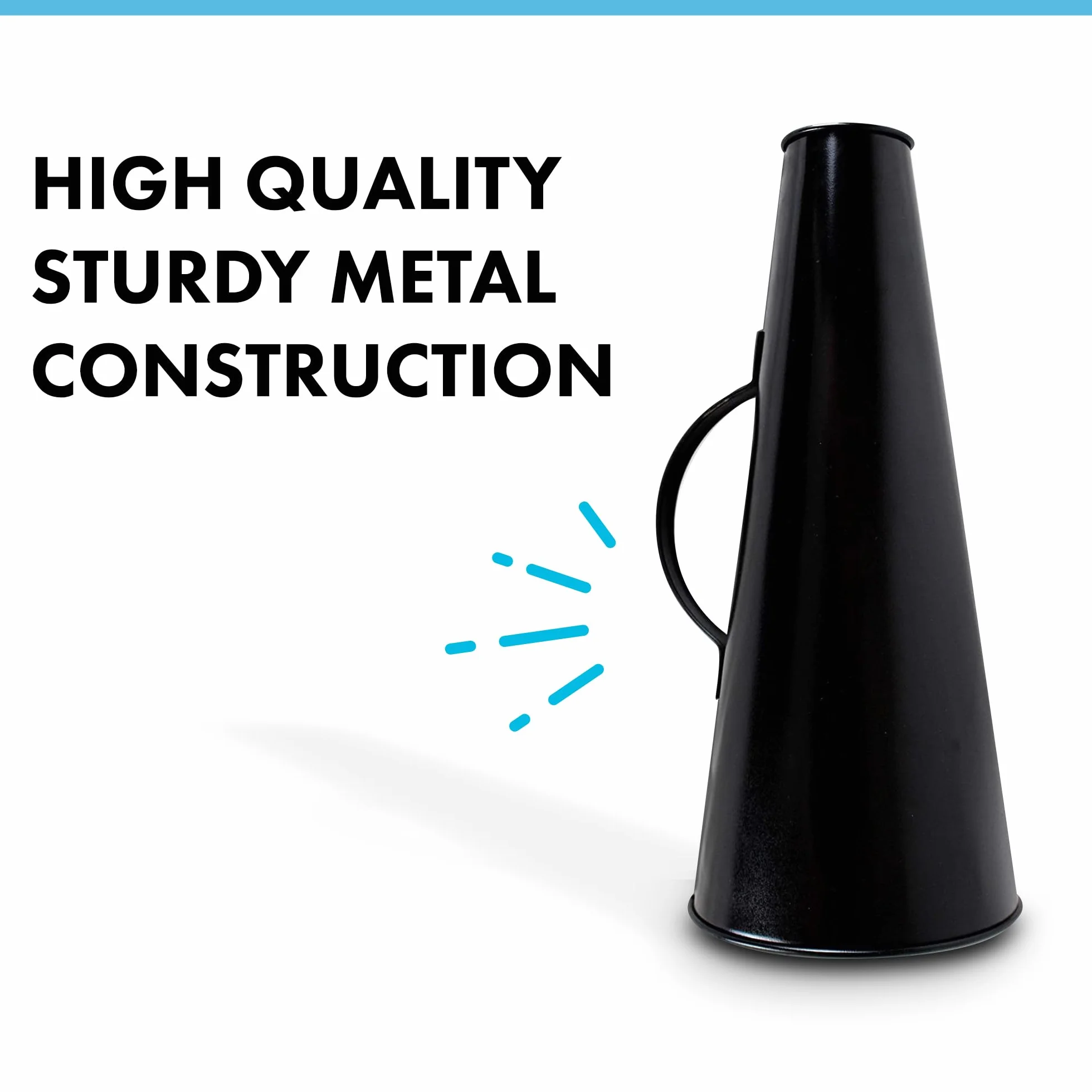 Vintage Metal Megaphone Large