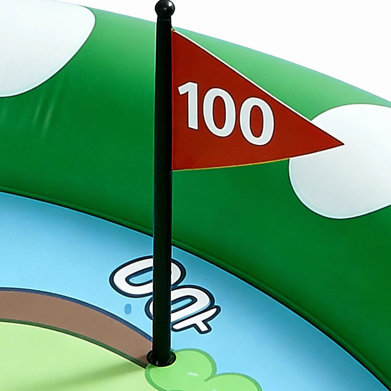 Juego De Golf para Piscina Flotante - Objetivo De Agua Inflable De 47 Pulgadas con Pelotas De Golf | De Vacaciones De Verano para Niños, Adolescentes Y Adultos | Patio Trasero Duradero De Las