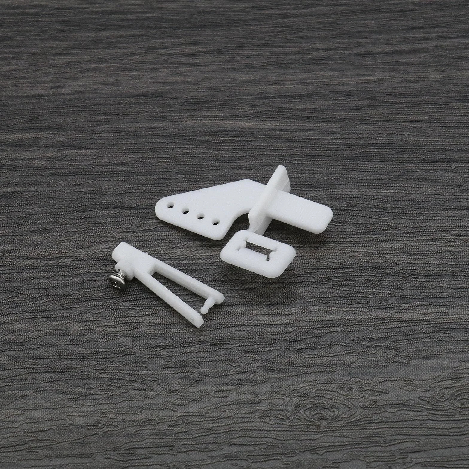 ECSiNG 20 Piezas Bocinas de Control de Nailon de 4 Orificios para Piezas de Aviones RC Control Remoto Espuma Avión Eléctrico Máquinas KT Accesorios de Repuesto