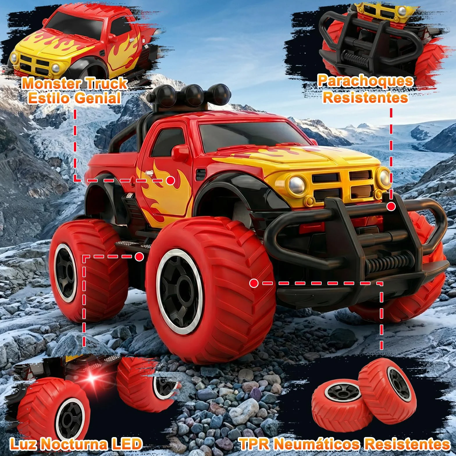 Pup Go Coche de Carreras Teledirigido 2.4Ghz para Niños 3 Años, Ideas, Rápido RC Coche de Juguete, Coche Radiocontrol Coche de Policía Niña,Coches Juegos Regalos Cumpleaños