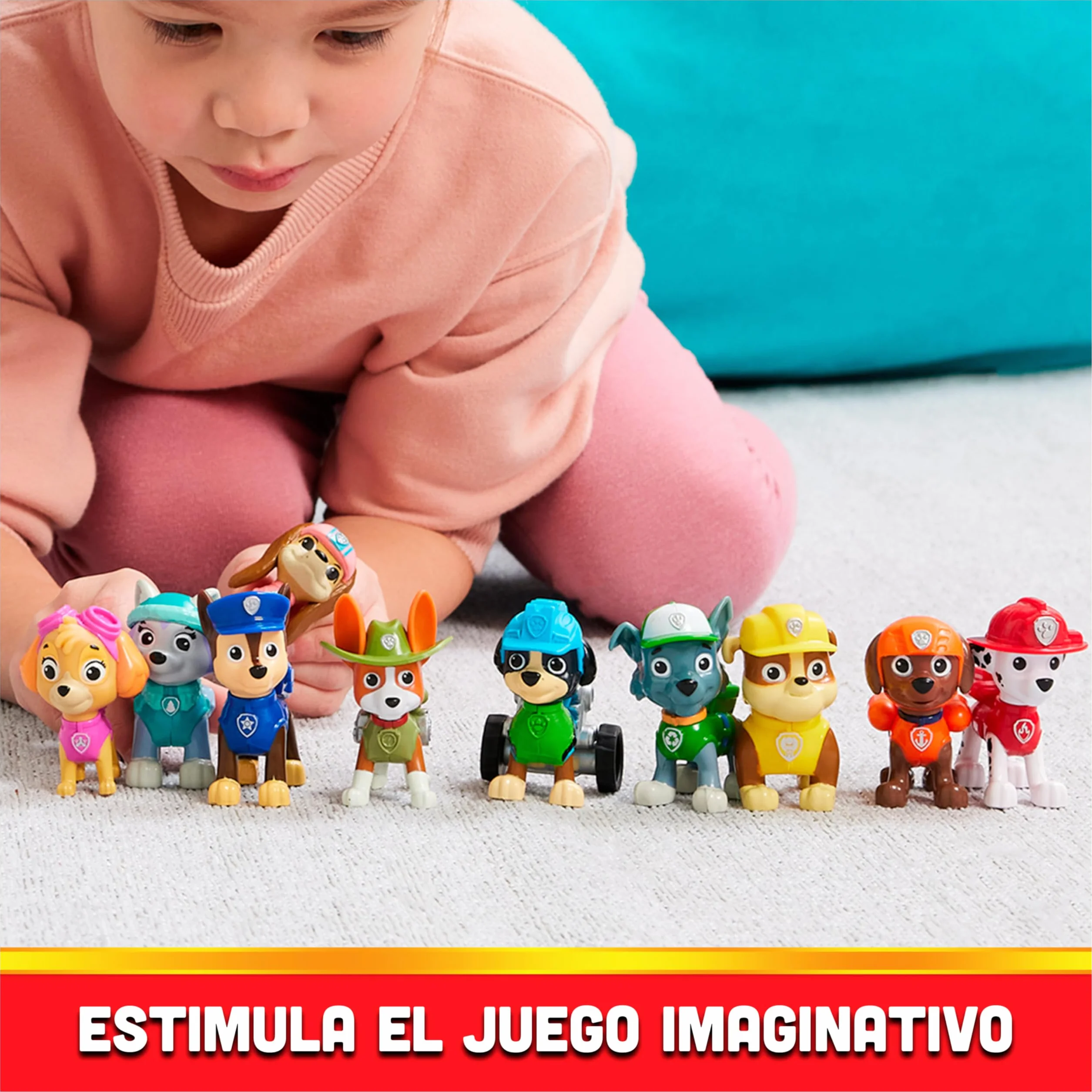 Paw Patrol Patrulla Canina - Pack 10 Figuras Coleccionables 10º Aniversario - Patrulla Canina Juguetes - Juguetes Niños 3 Años + - Regalo Niño 3 Años +