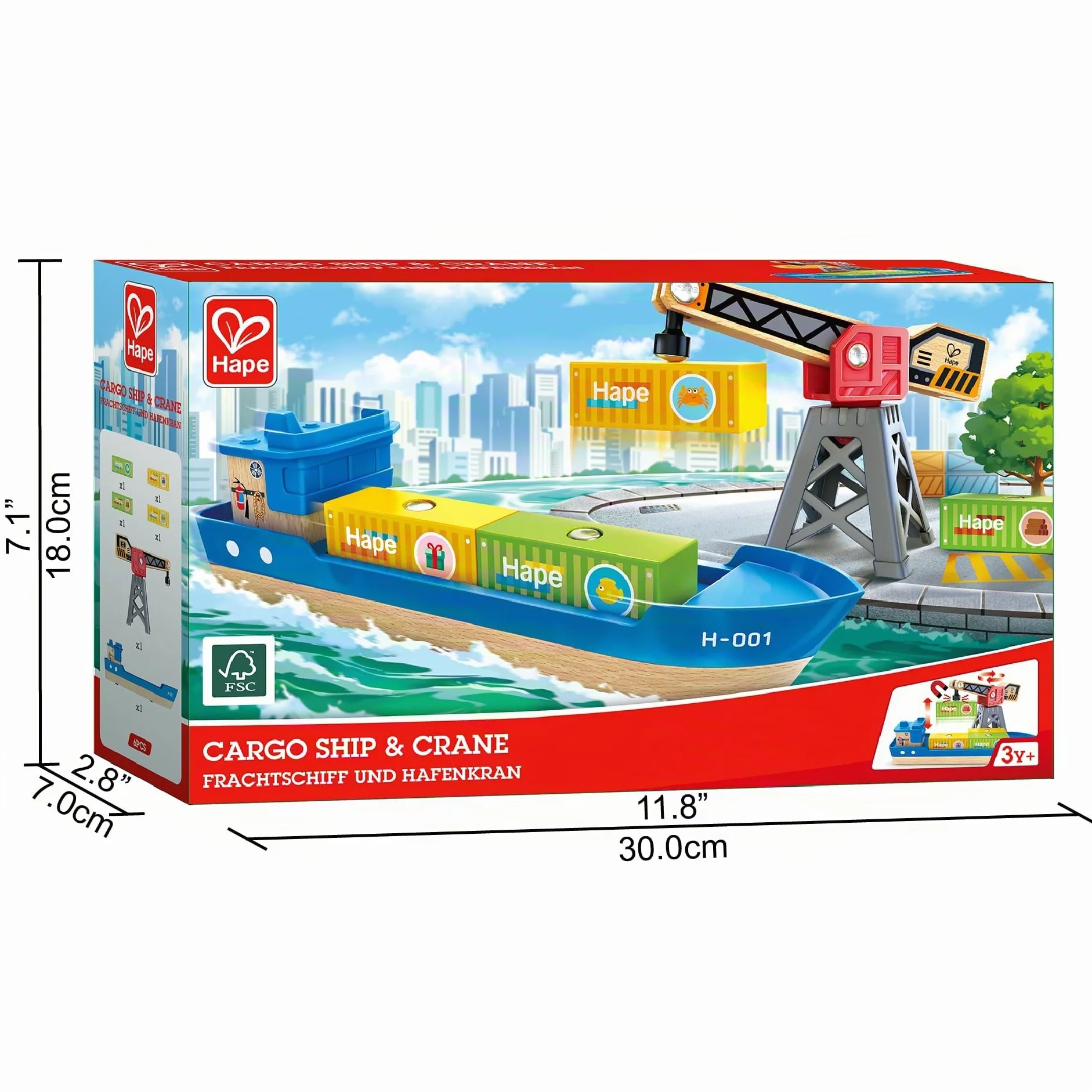 Hape Buque de Carga y grúa