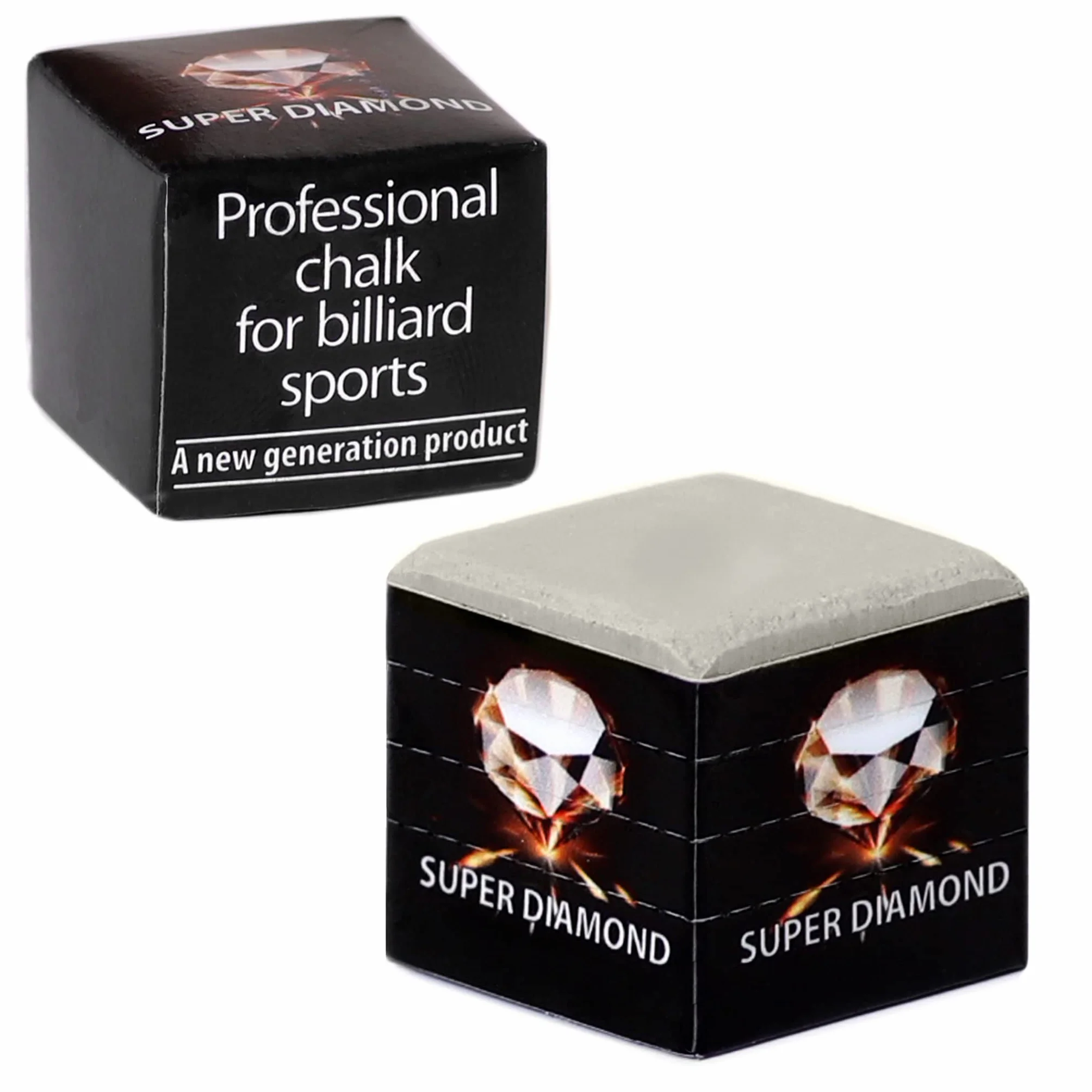 Super Diamond Tiza de billar gris