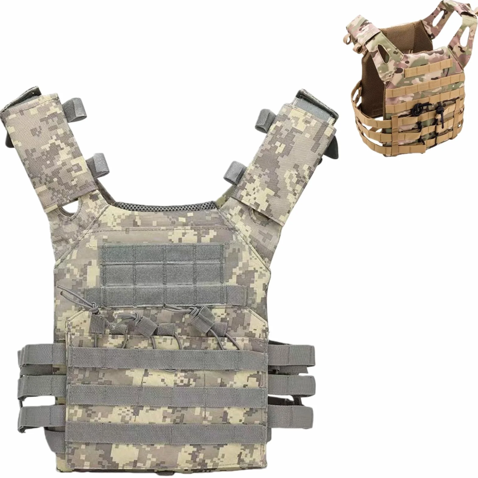 Chaleco táctico portador de pecho ligero airsoft caza paintball al aire libre