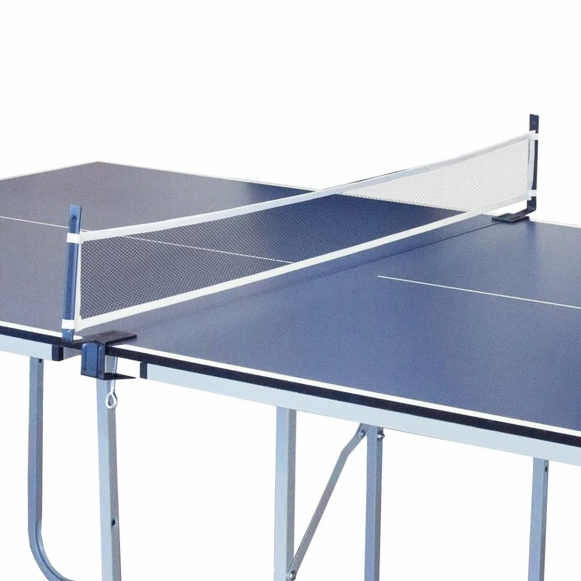 Mesa de Ping Pong Plegable 76.5x102.5x181cm Hierro MDF con Red Paletas Pelotas